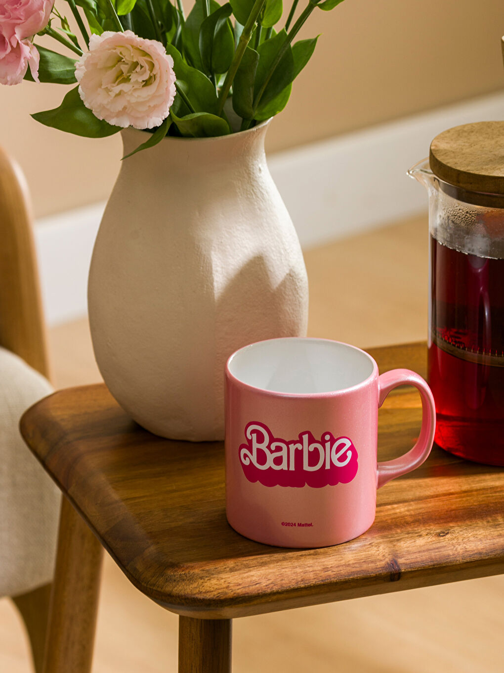 Barbie Printed Ceramic Mug 320 Ml W4FH61Z8 VGN W4FH61Z8 VGN LC Waikiki
