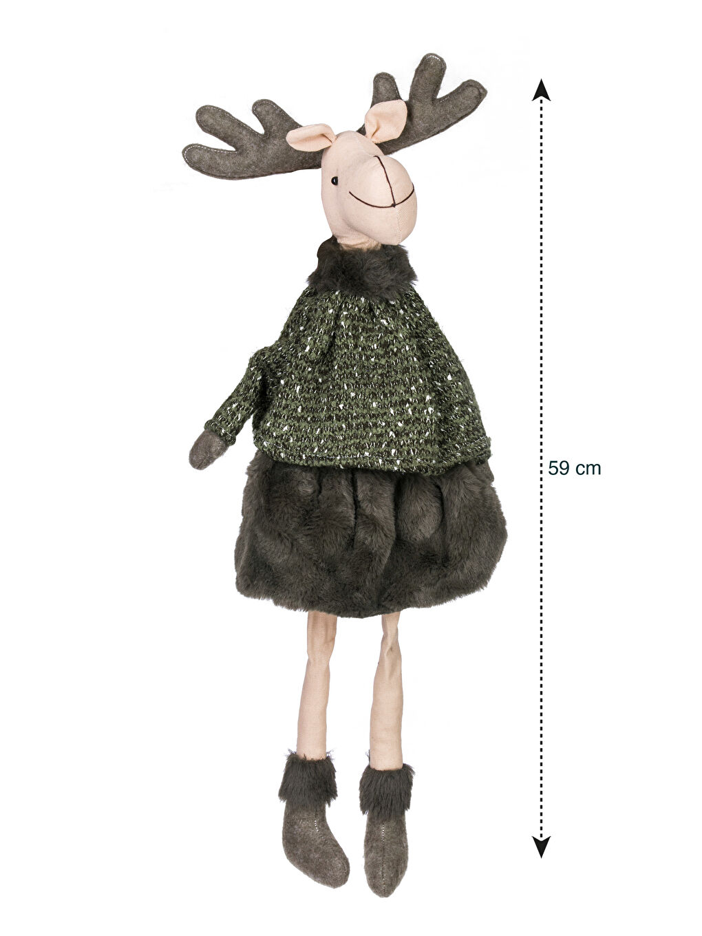 LCW HOME Deer Figured Decorative Object 59 cm -W4FI29Z8-F9C