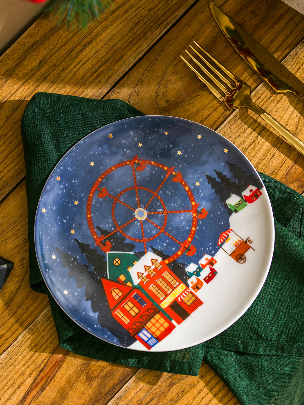 Www Alhudapk Kmart Christmas Dinner Set Paper Plates Christmas