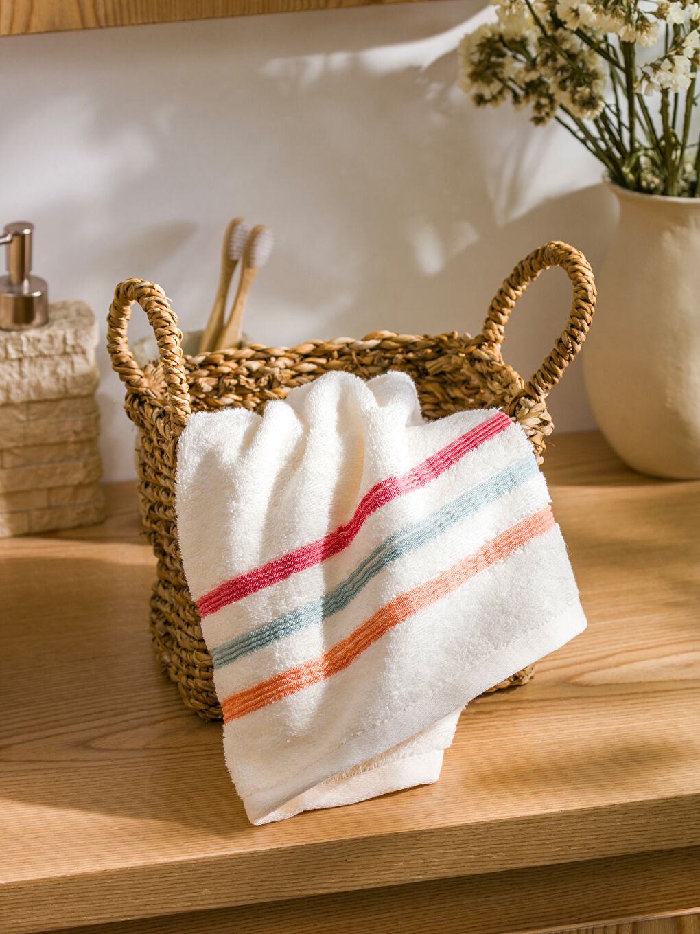 Striped face cloths 2025