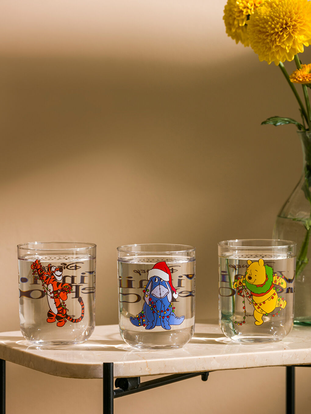 Winnie The Pooh Printed Glass Cup 3 Pieces 350 Ml -W4J781Z8-F9C -  W4J781Z8-F9C - LC Waikiki