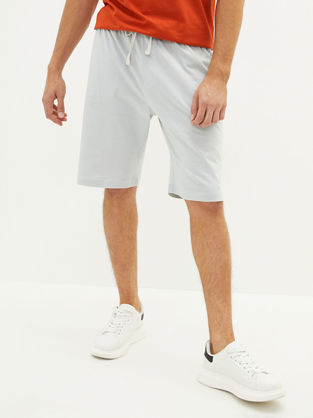 Standard Pattern Waist Elastic Men's Shorts S11223Z8FLG S11223Z8