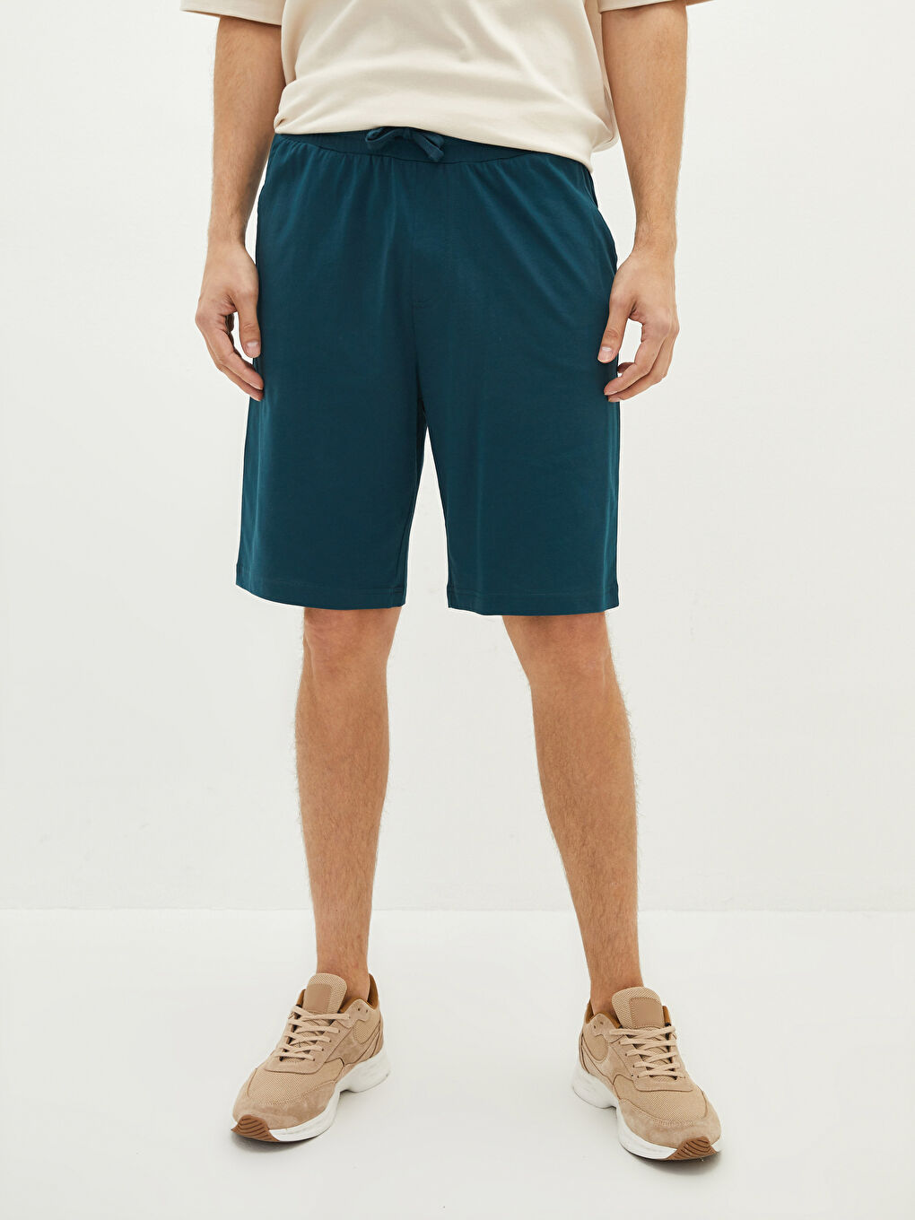 Standard Pattern Waist Elastic Men's Shorts S11223Z8QGE S11223Z8