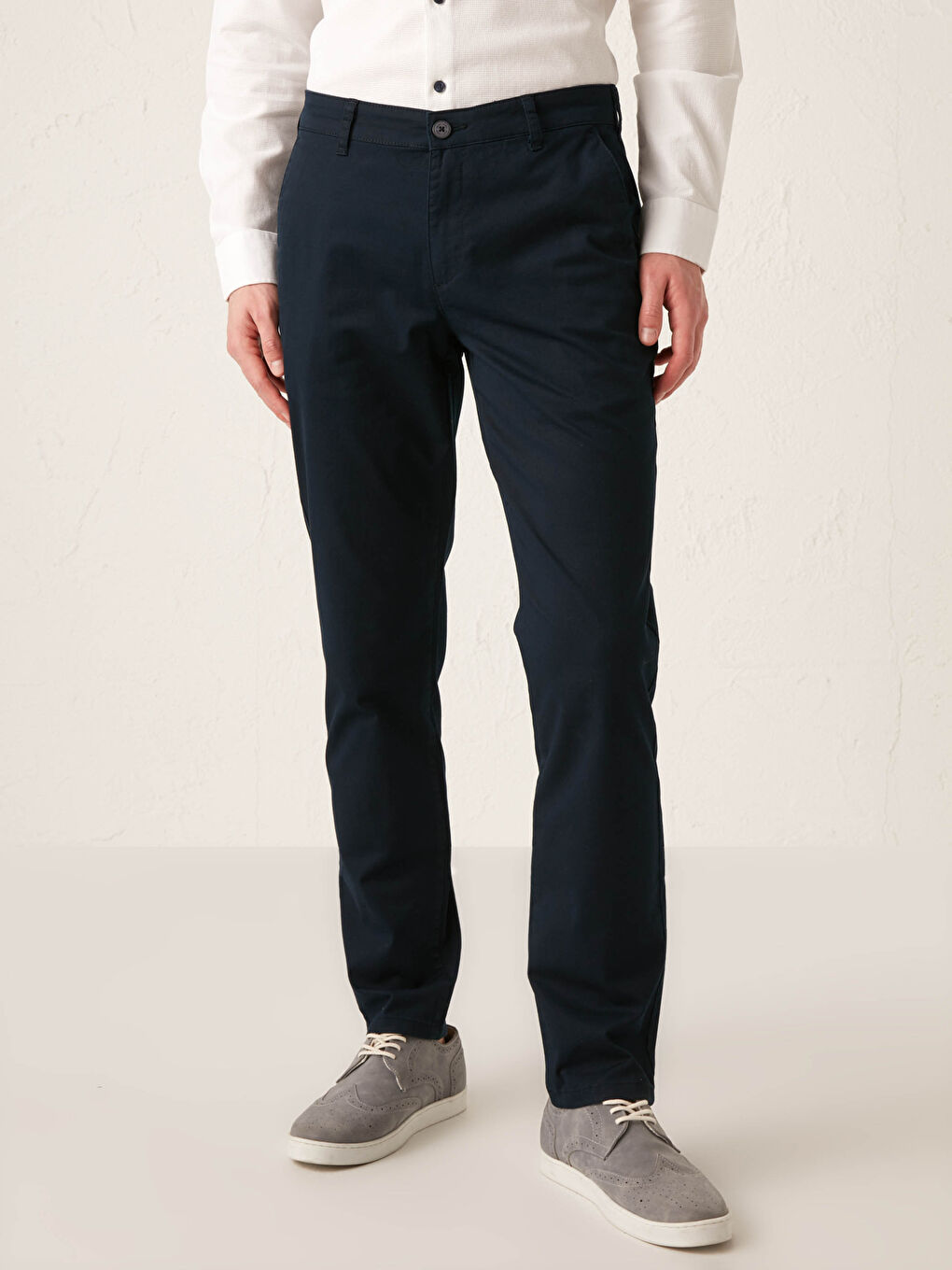 Slim Fit Gabardine Chino Trousers -S13080Z8-KN7 - S13080Z8-KN7 - LC Waikiki