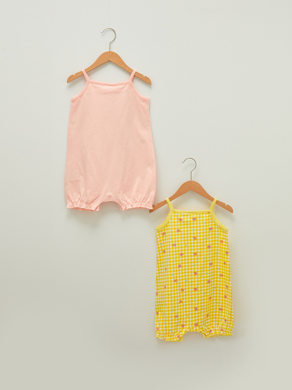 Lace Velvet Baby Girl Jumpsuit (Organic): Apple Butter
