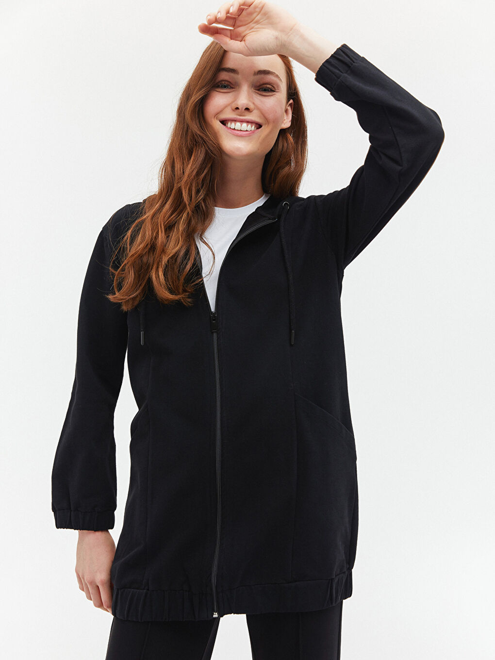 FUNSEED Damen Strickjacke Mit Kapuze - Leichte Pulloverjacke Mit Reißverschluss