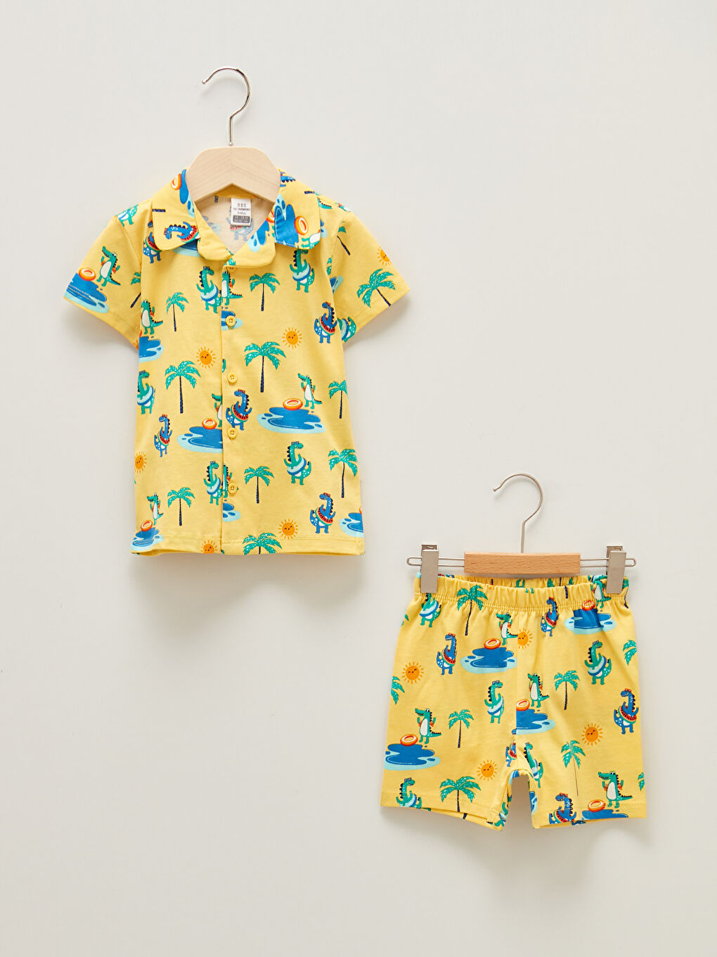 Waikiki Pyjamas Short Garcon Vetement Bebe Short Jaune Garcon