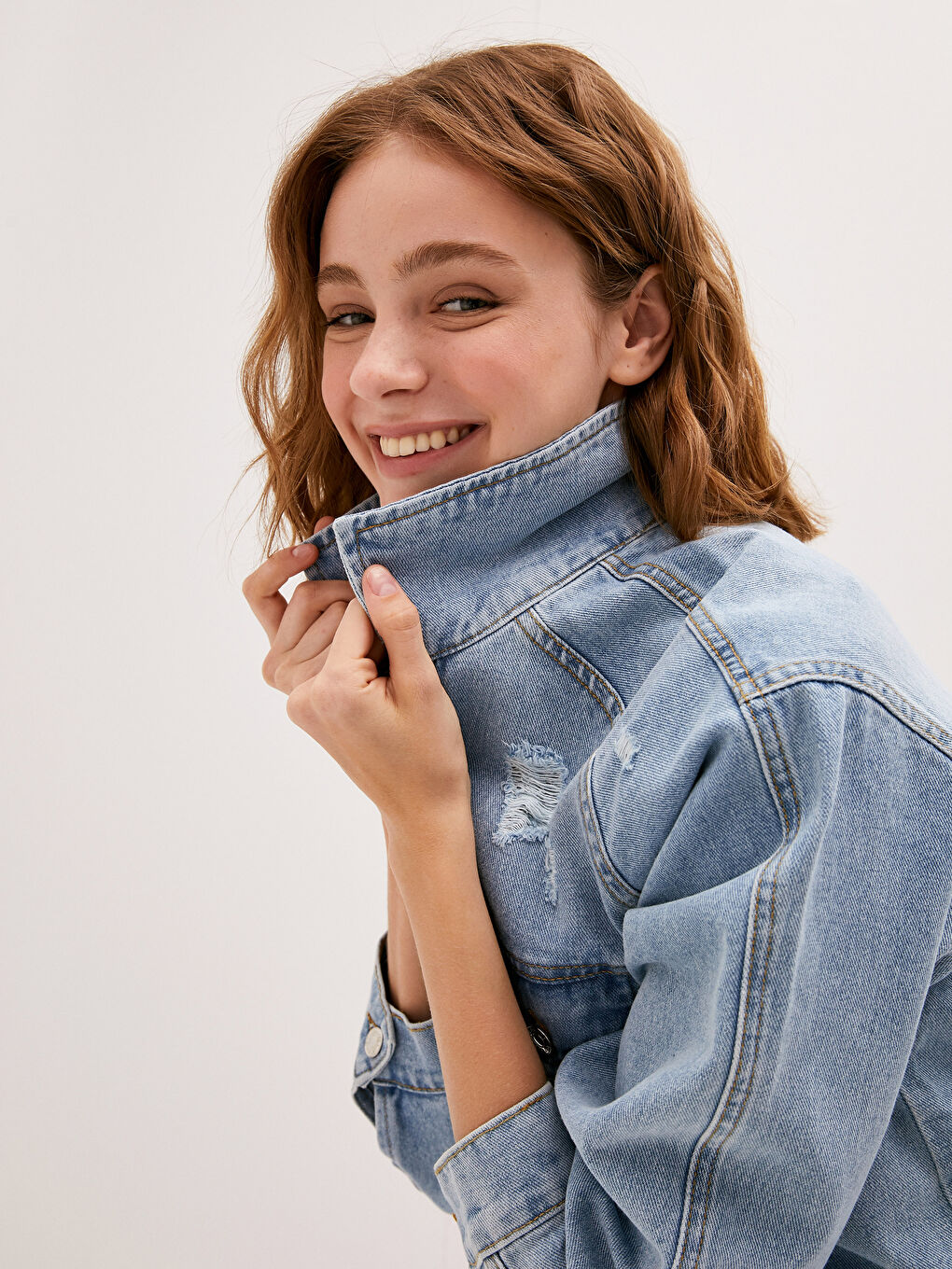 LC WAIKIKI Pocket Detailed Long Sleeve Women's Rodeo Jean