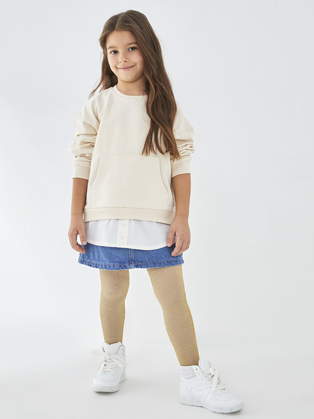 ДЕТИ МОДЕЛИ kolgotki Колготки детские KNITTEX Gabi, р.128-134 Белый