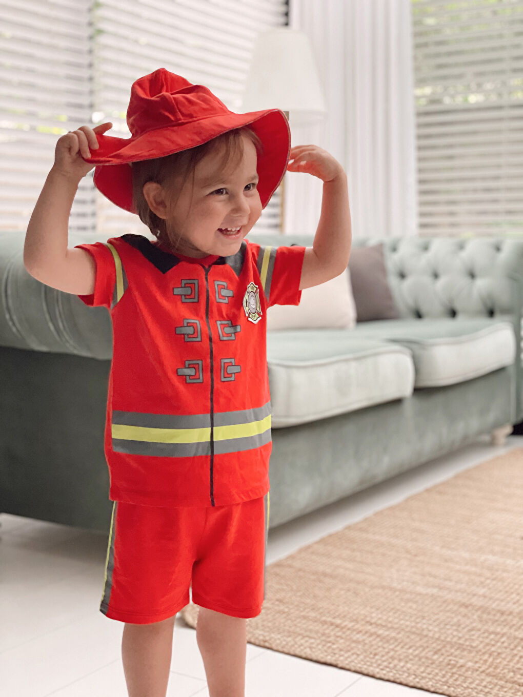 Baby firefighter outlet outfit