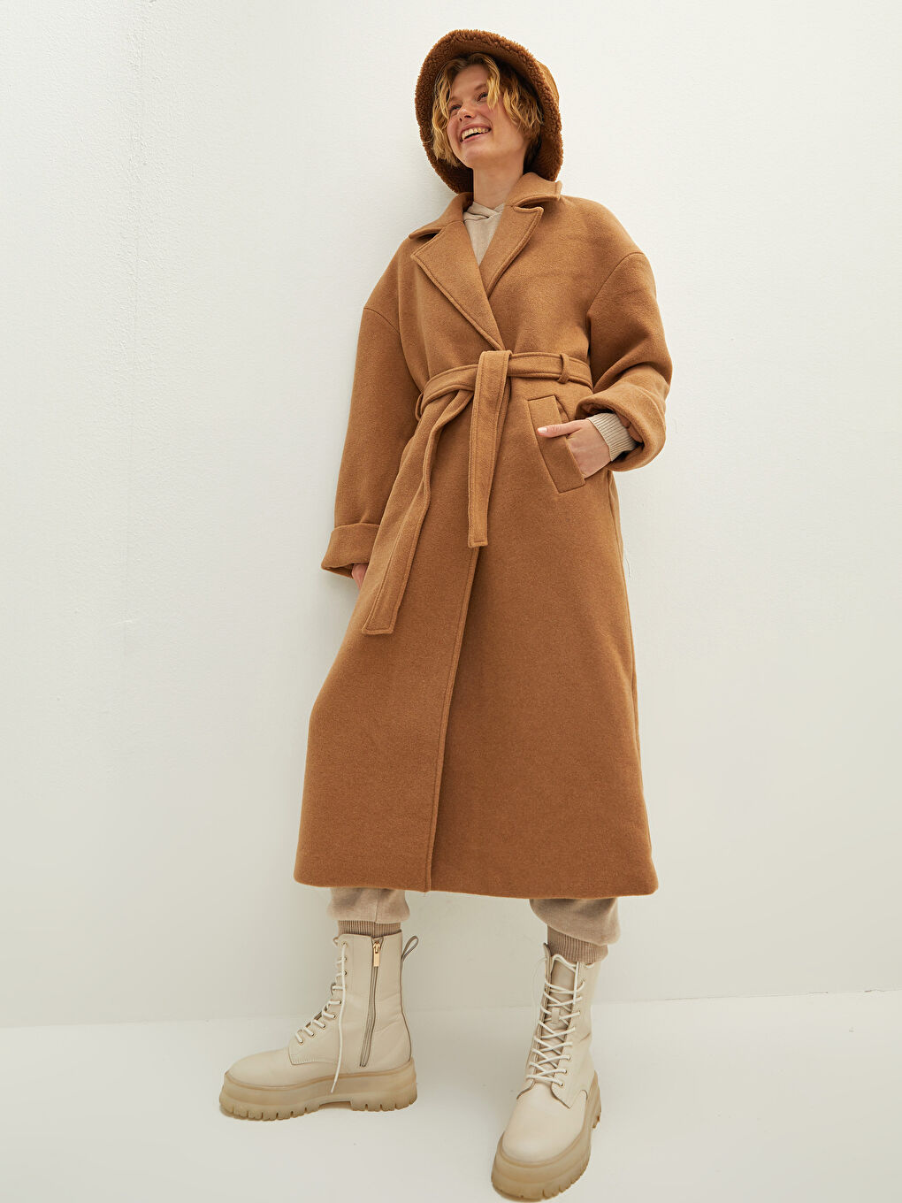 Lc Waikiki Par Dessus Homme Beige Pardessus Femme Beige