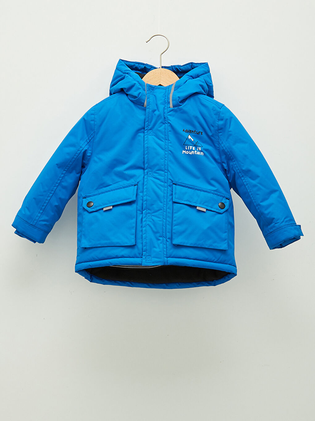 Hooded Long Sleeve Basic Baby Boy Coat W10916Z1HNB W10916Z1HNB