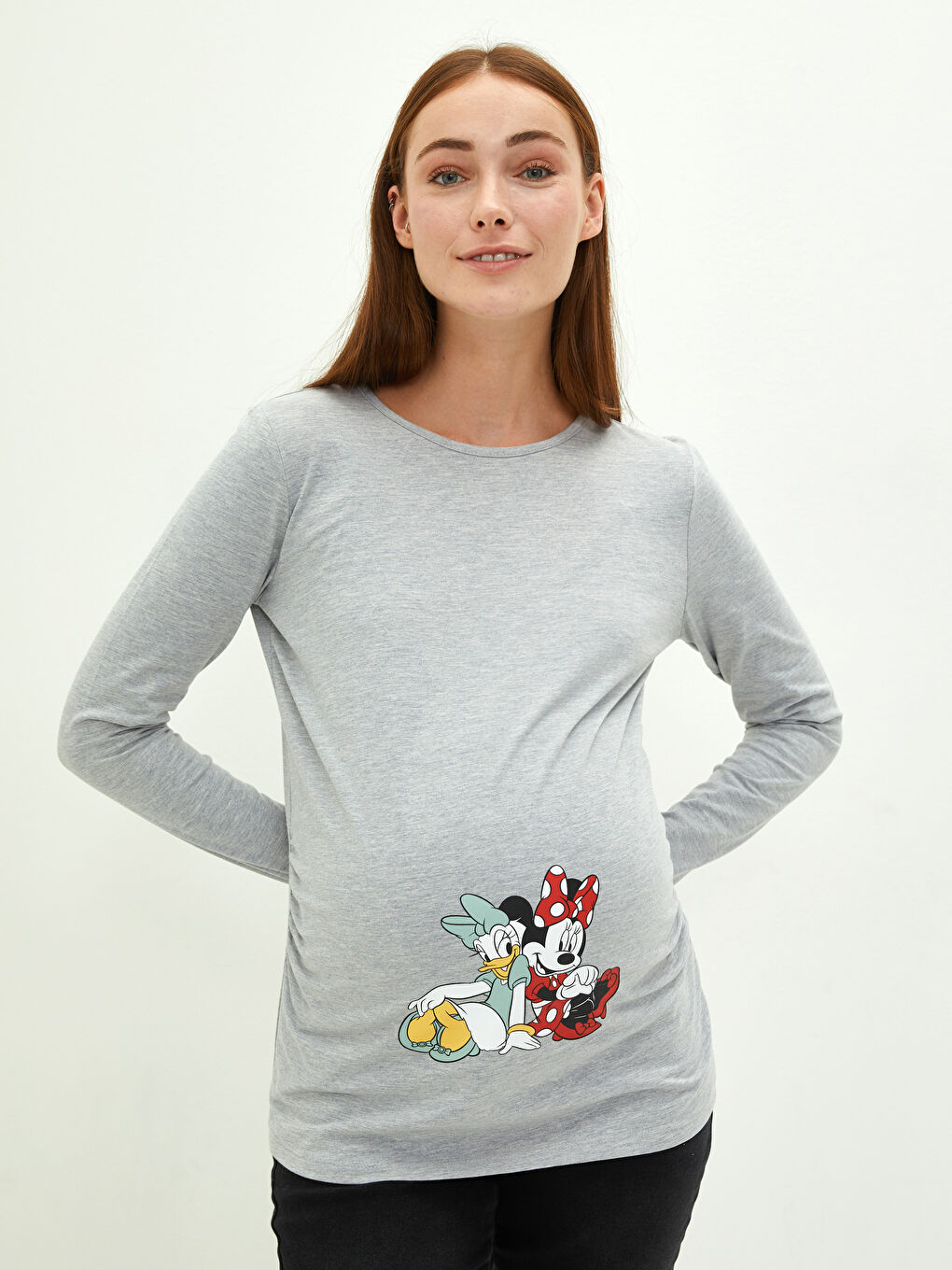 LC WAIKIKI Crew Neck Minnie Mouse Printed Long Sleeve