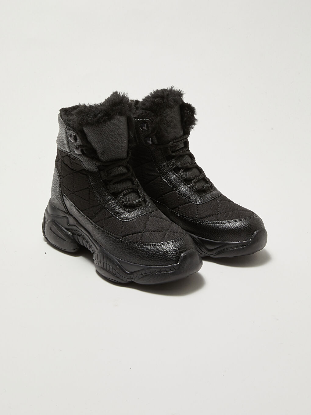 Lace-up Thick Sole Women's Snow Boots -W1I522Z8-HUC Lace-up Thick Sole Women's Snow Boots -W1I522Z8-HUC