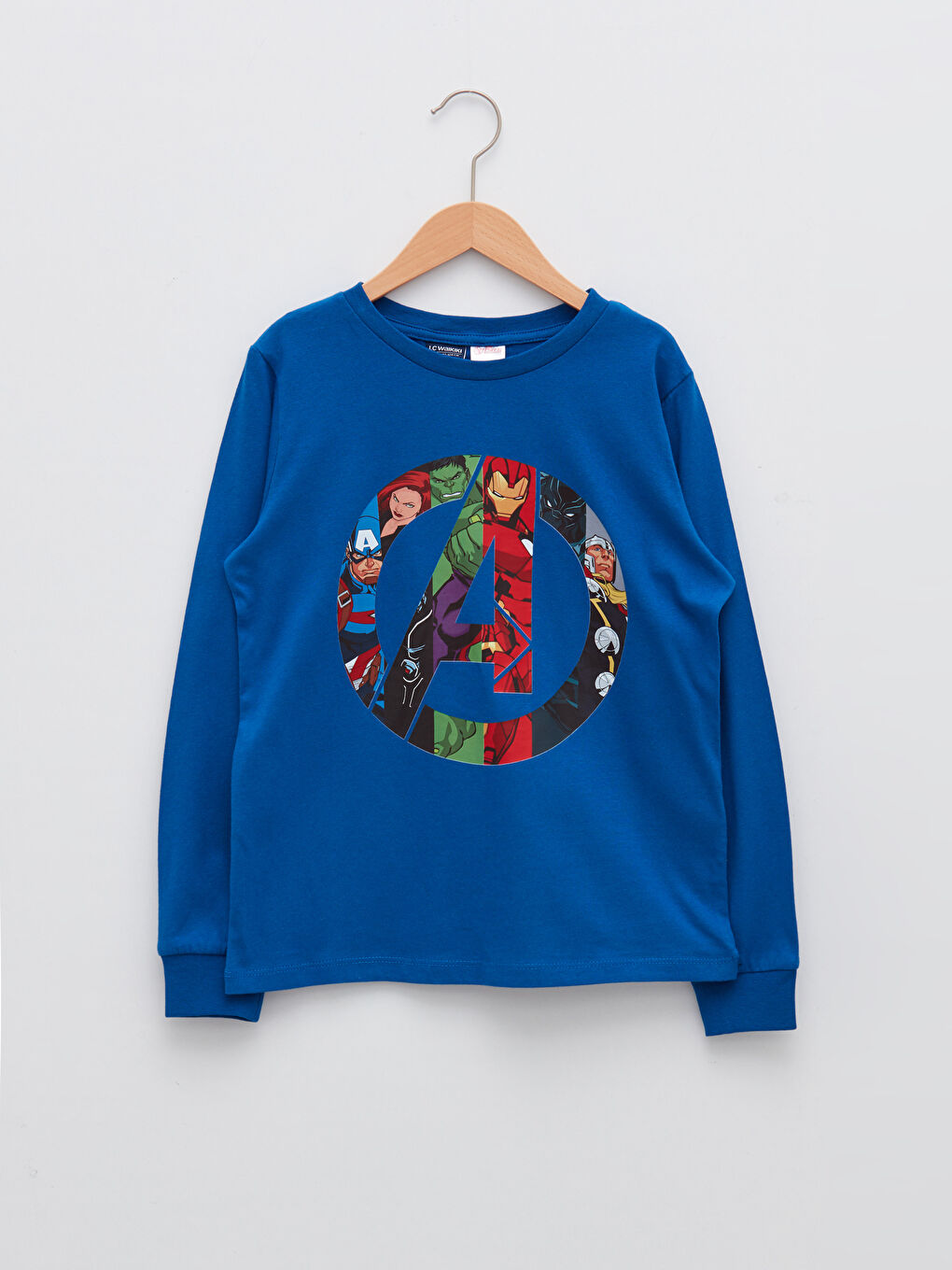 Bisiklet Yaka Avengers Bask l Uzun Kollu Erkek Cocuk Sweatshirt W1ID98Z4 JV8 W1ID98Z4 JV8 LC Waikiki
