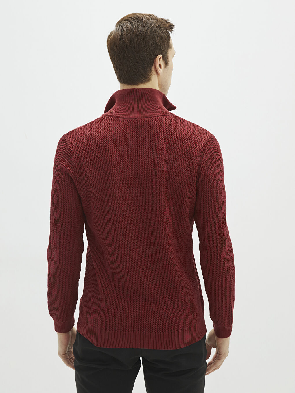 LC WAIKIKI Funnel Neck Long Sleeve Men's Knitwear Sweater