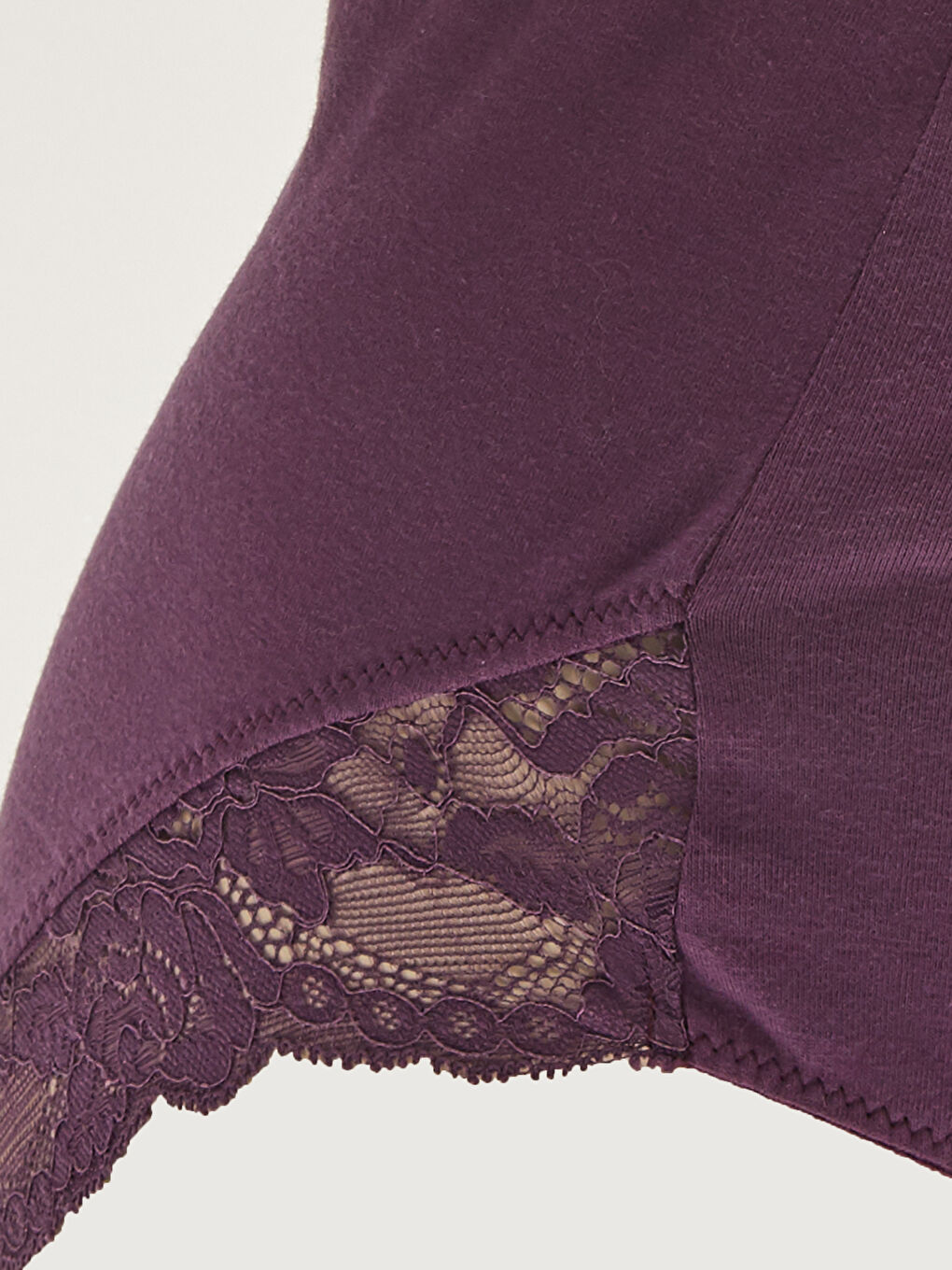 Lace Detailed High Waist Cotton Panties -W1KE37Z8-HHK Lace Detailed High Waist Cotton Panties -W1KE37Z8-HHK