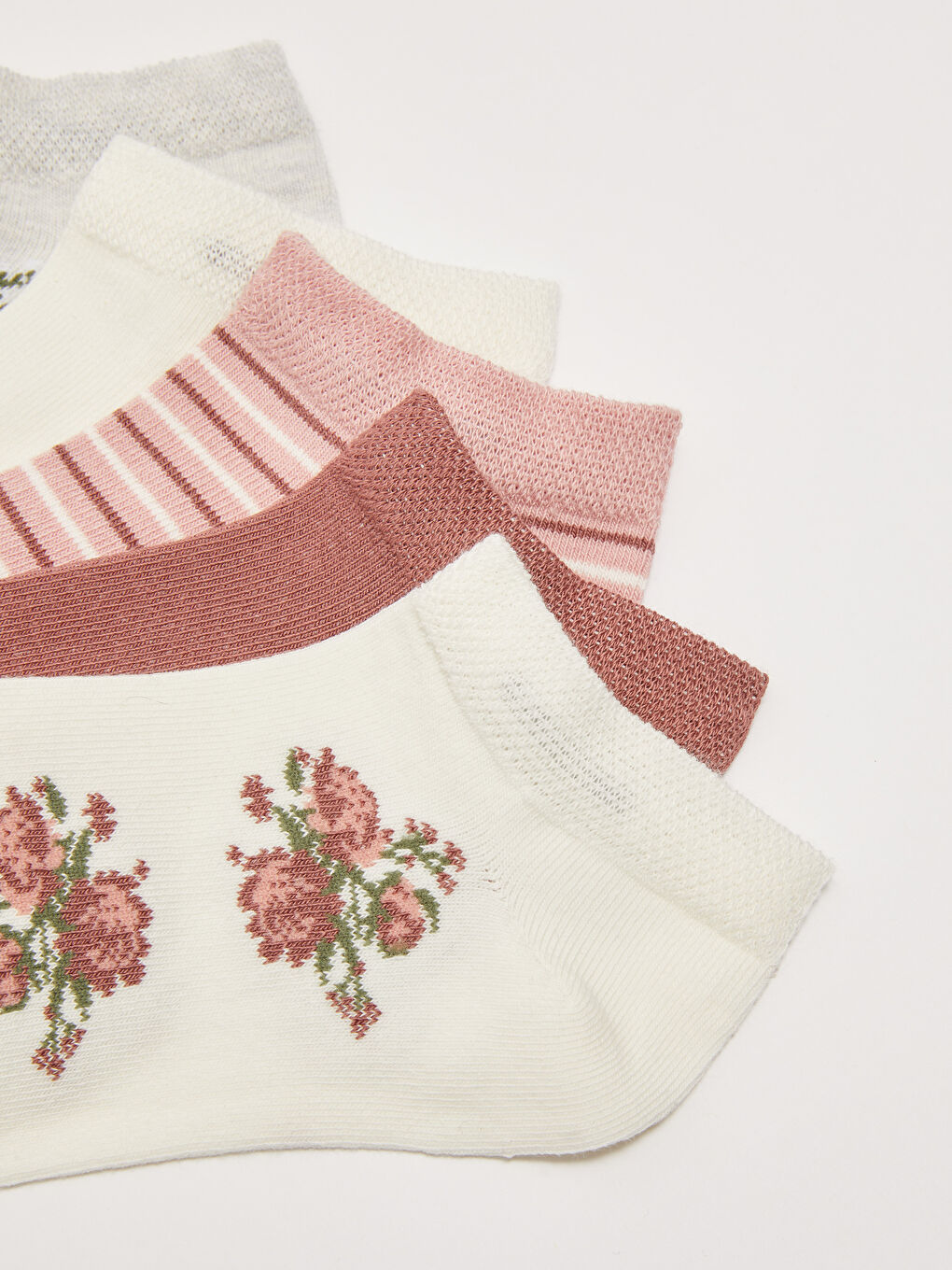 Patterned Women's Booties Socks 5 Pack S20464Z8LAL S20464Z8LAL