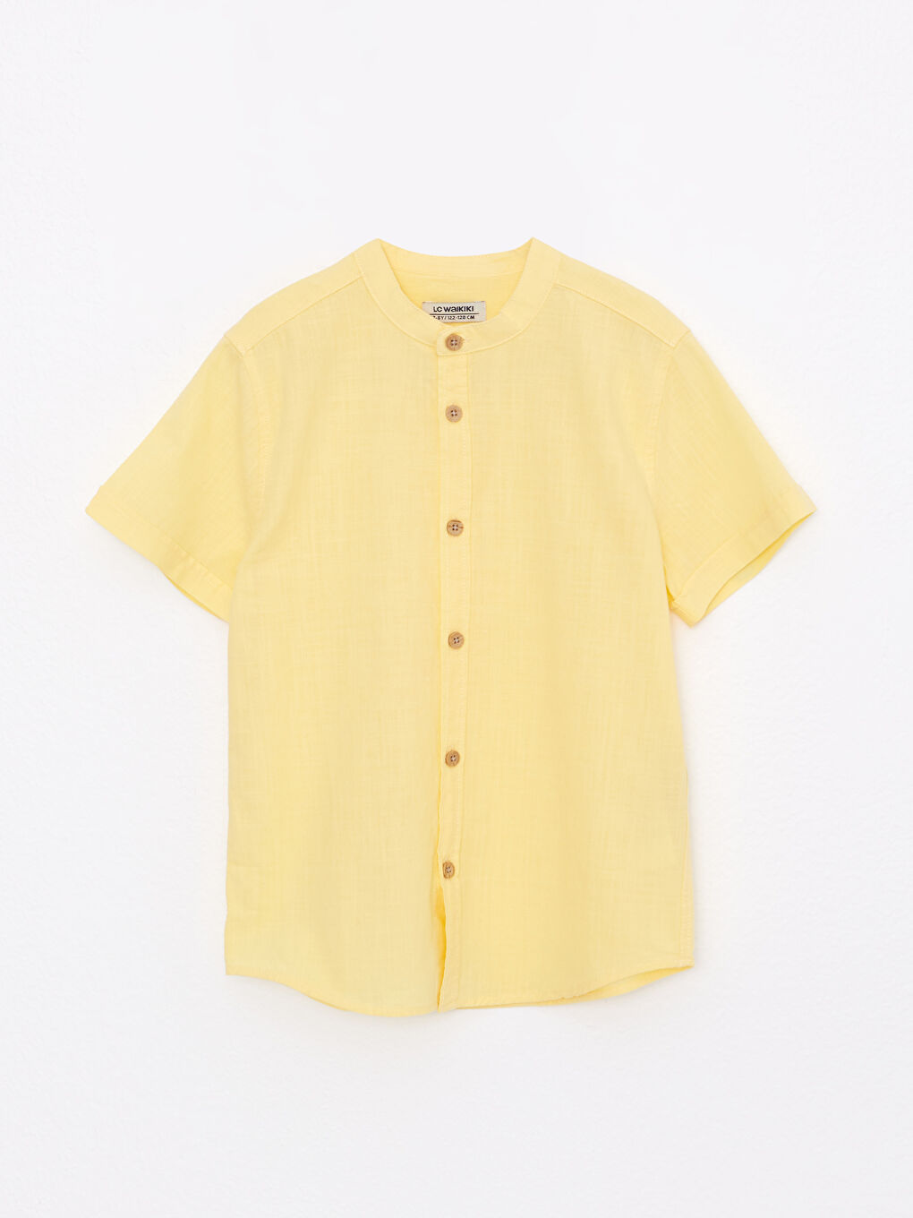 yellow grandad shirt