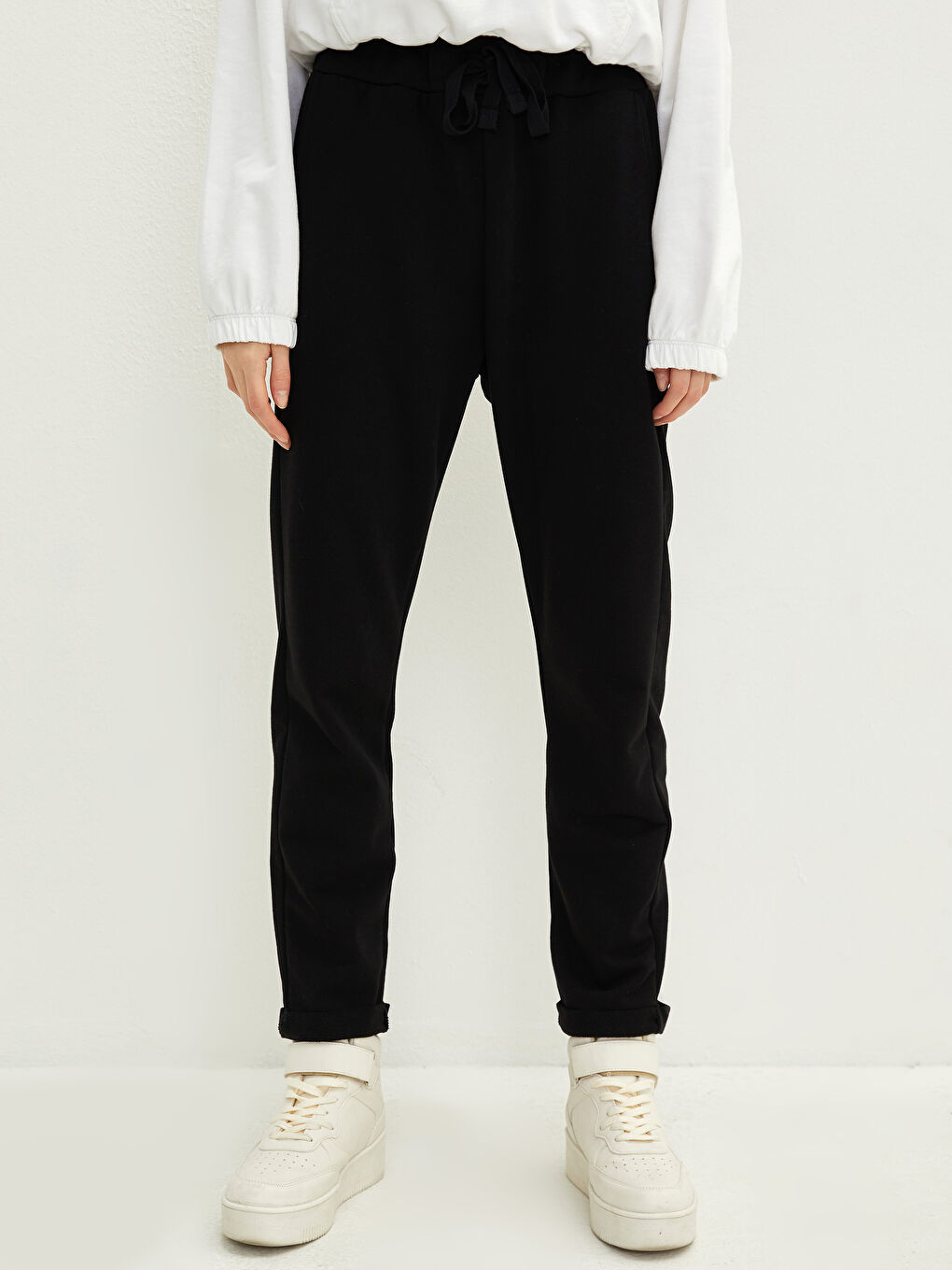 Women's Elastic Waist Straight Sweatpants S26587Z8RQN S26587Z8RQN