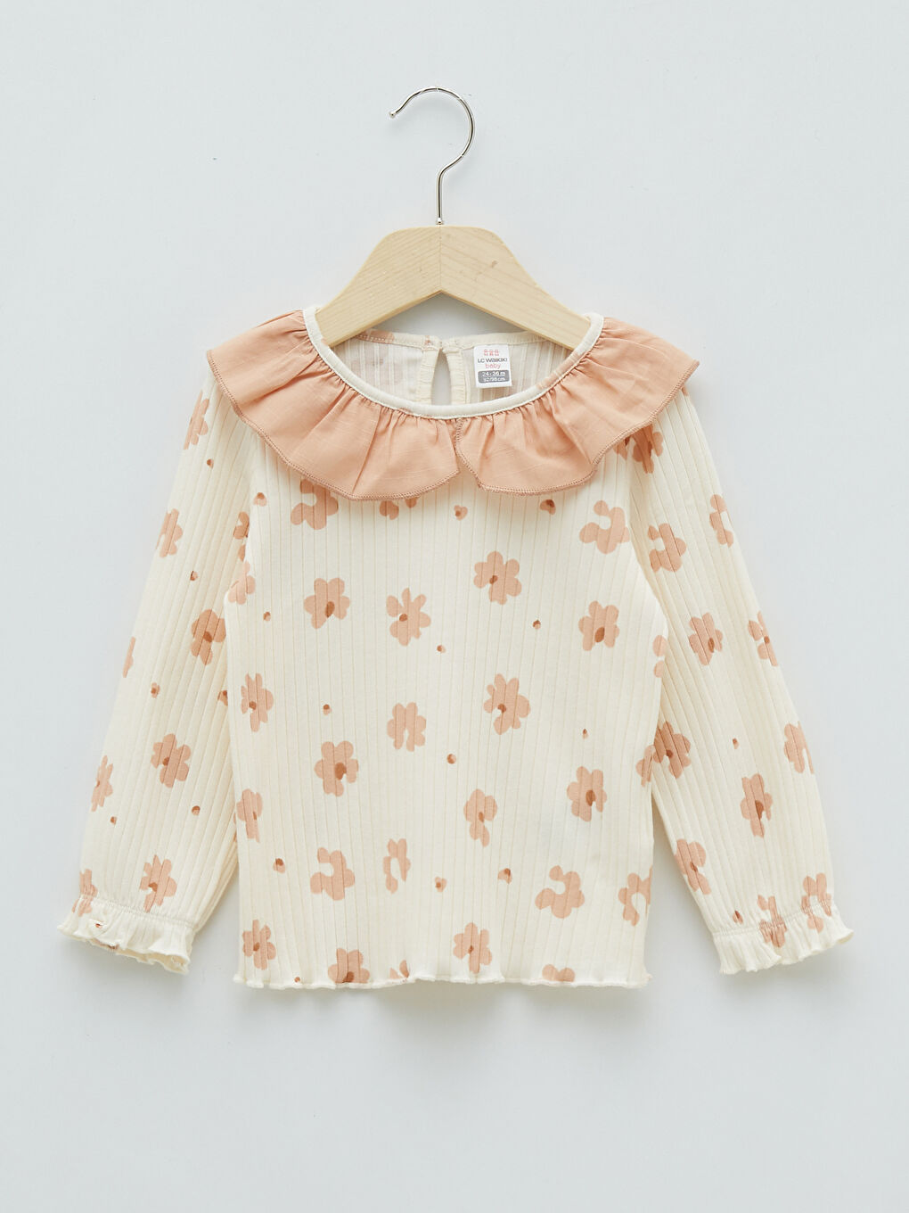 Crew Neck Long Sleeve Printed Baby Girl Tshirt S28011Z1LRA