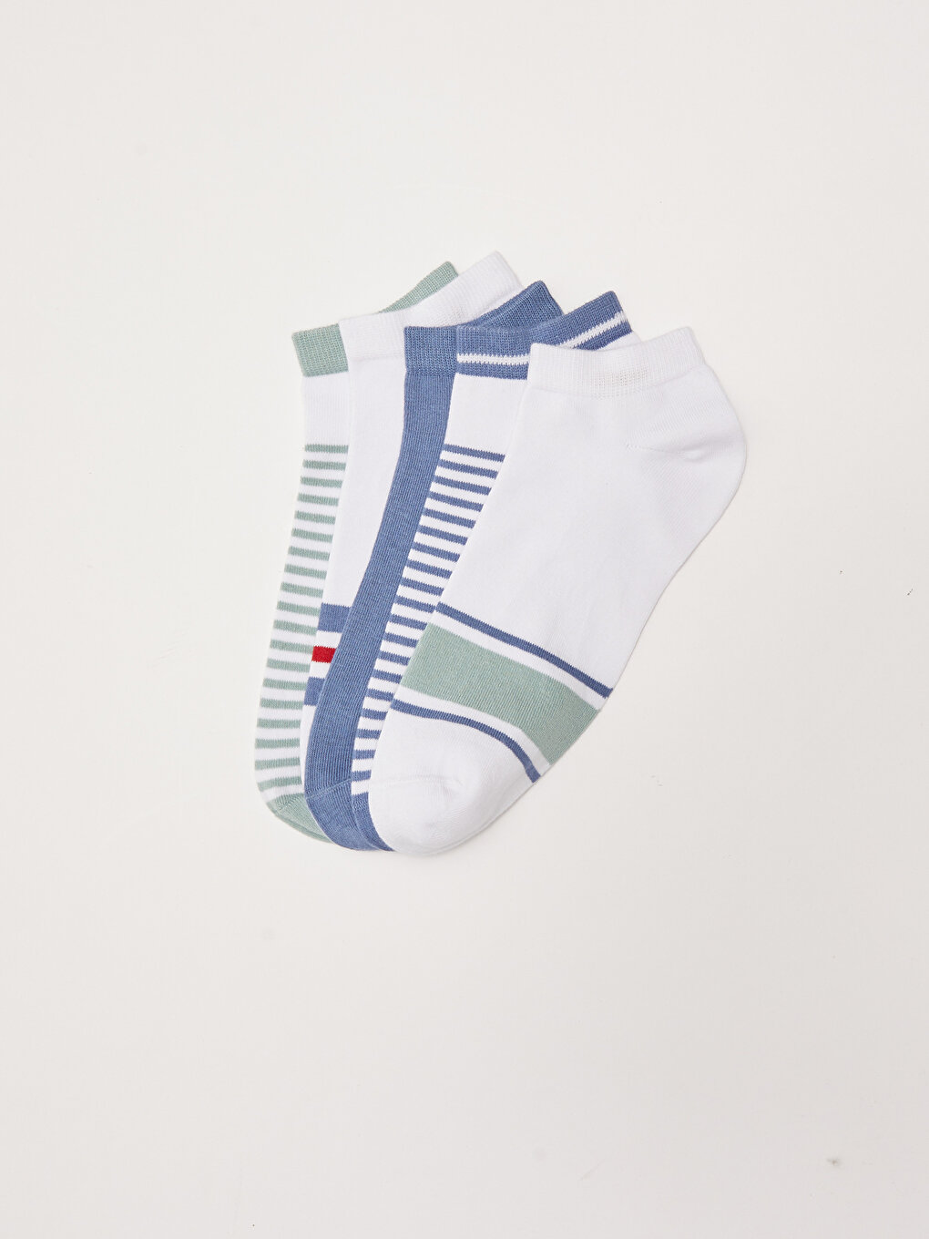 Striped Men's Booties Socks 5 Pack -S2AQ26Z8-K00 - S2AQ26Z8-K00 - LC ...