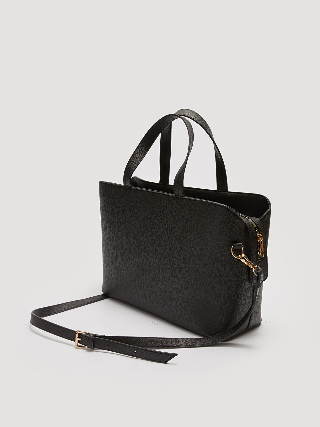 Leather Look Women's Handbag with Adjustable Strap -S2AQ52Z8-HUC