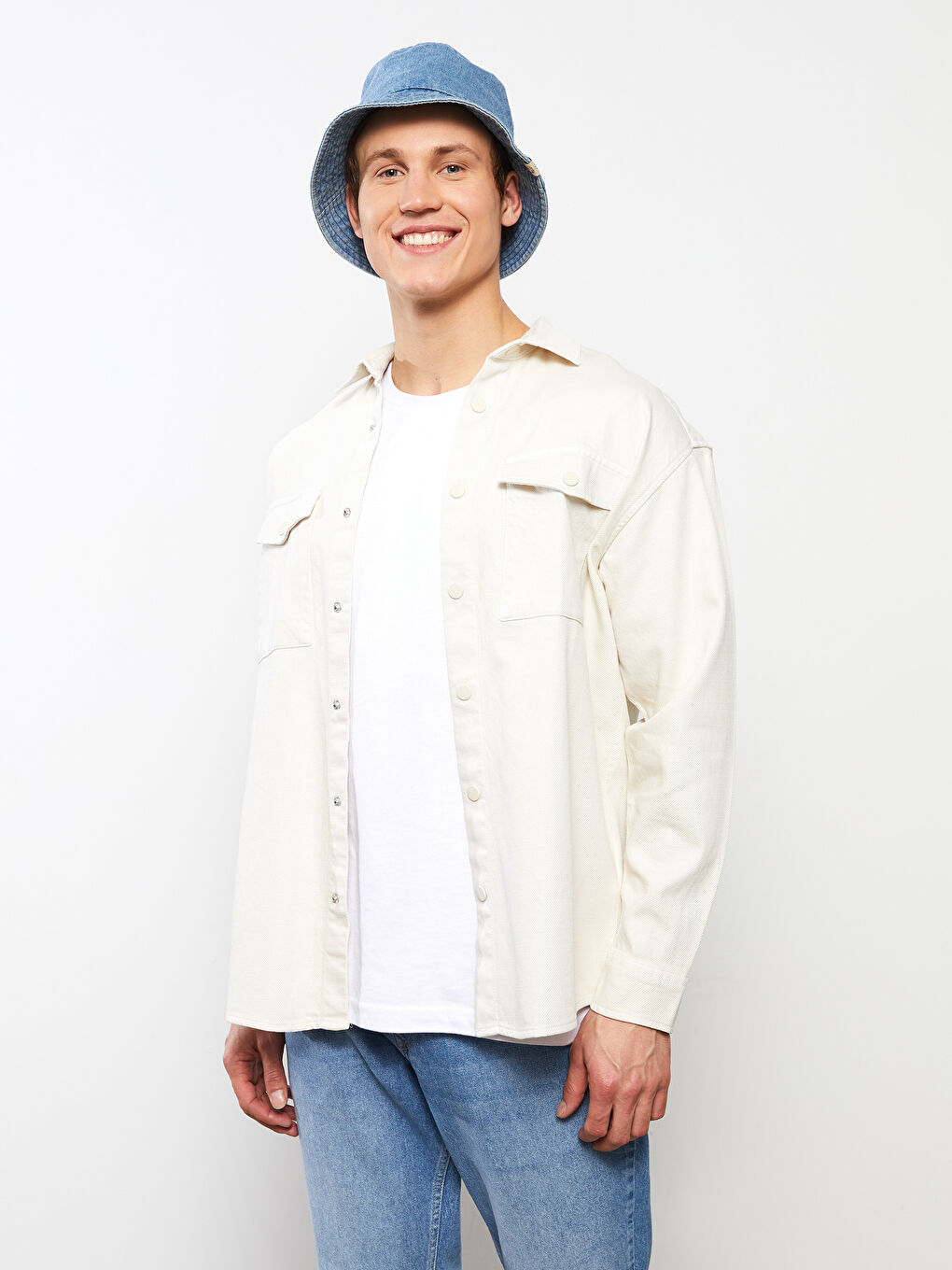 Veste chemise BEIGE Homme -S2CA94Z8-FWZ - S2CA94Z8-FWZ - LC Waikiki