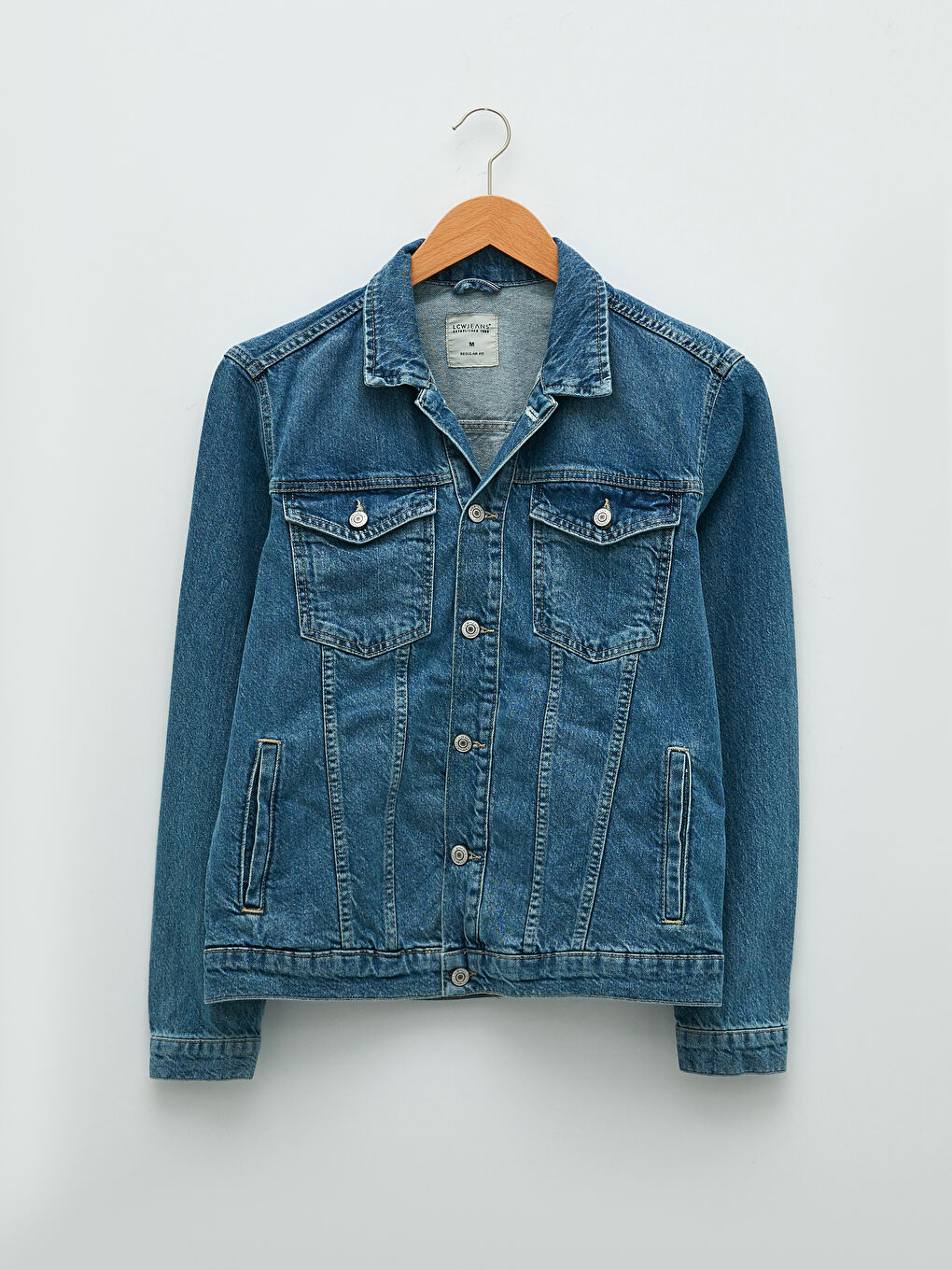 Standard Fit Long Sleeve Men's Jean Jacket S2CI75Z8H45 S2CI75Z8H45