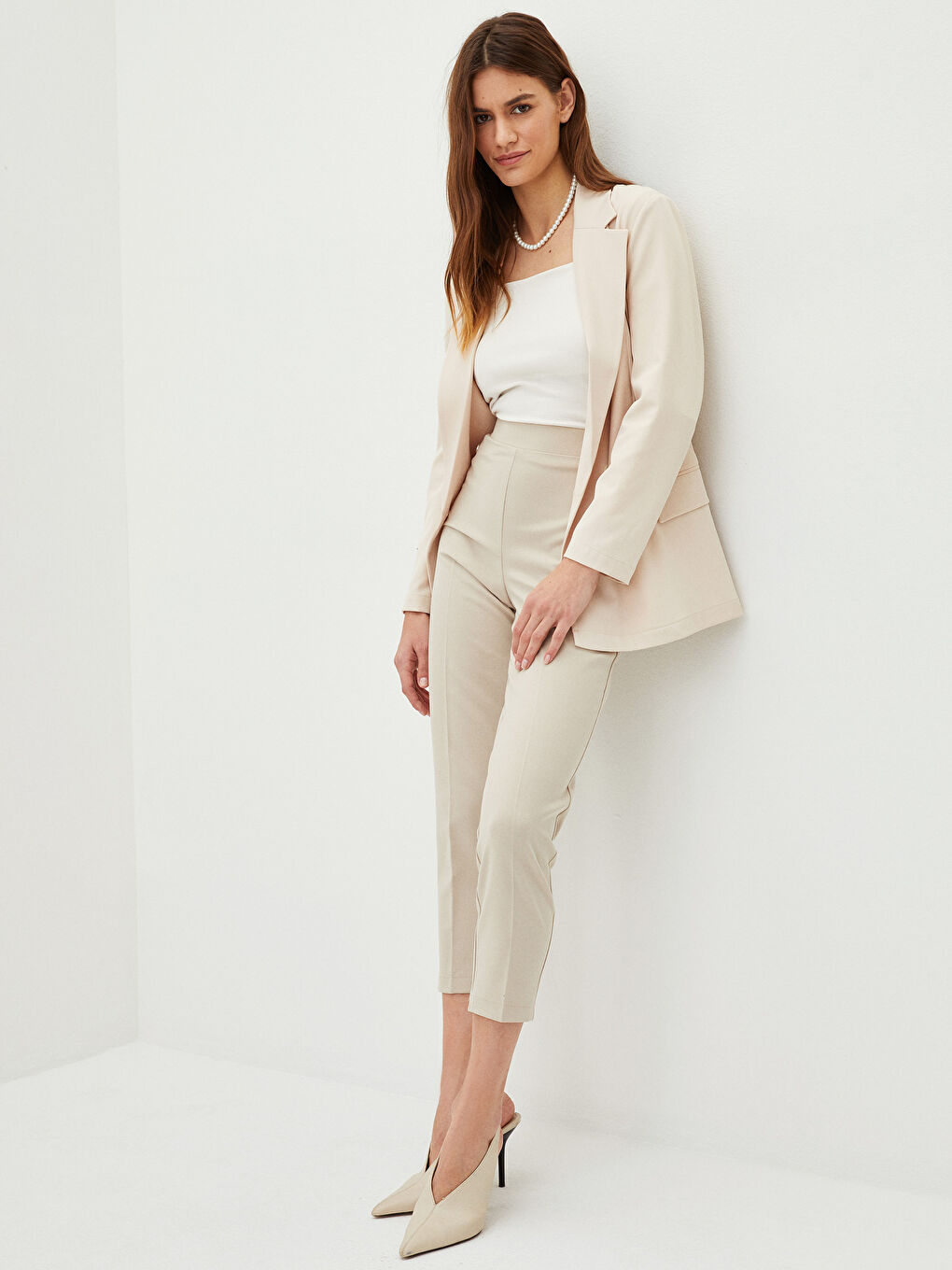 Pantalon hotsell femme élastique