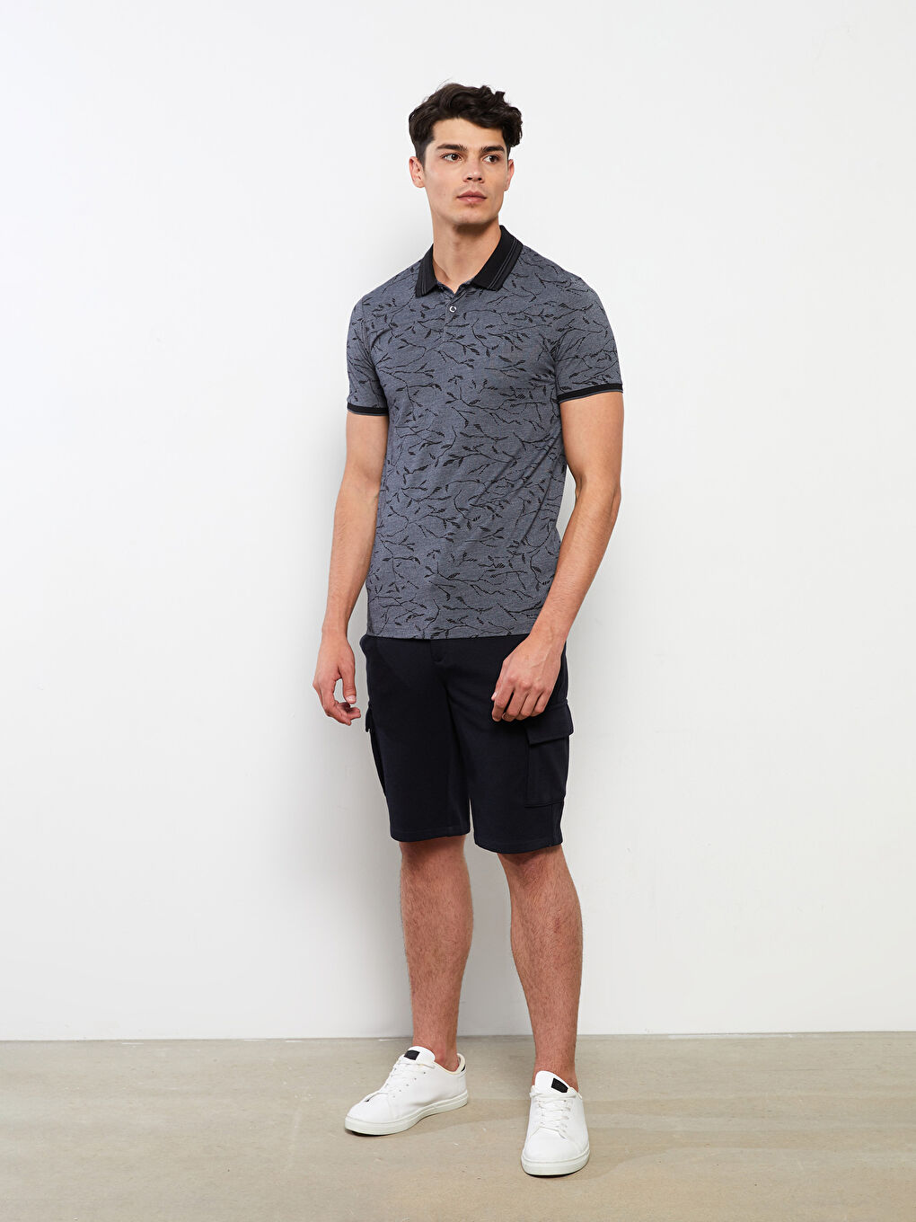 Polo Neck Short Sleeve Patterned Pike Mens T Shirt S2cj64z8 Lq9 S2cj64z8 Lq9 Lc Waikiki 6937