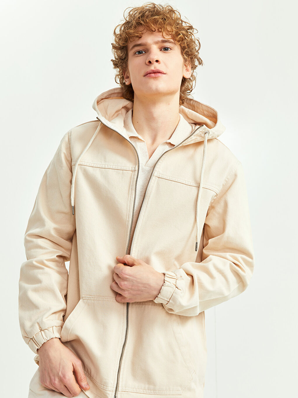 Standard Fit Hooded Men's Coat -S2DY86Z8-RMZ - S2DY86Z8-RMZ