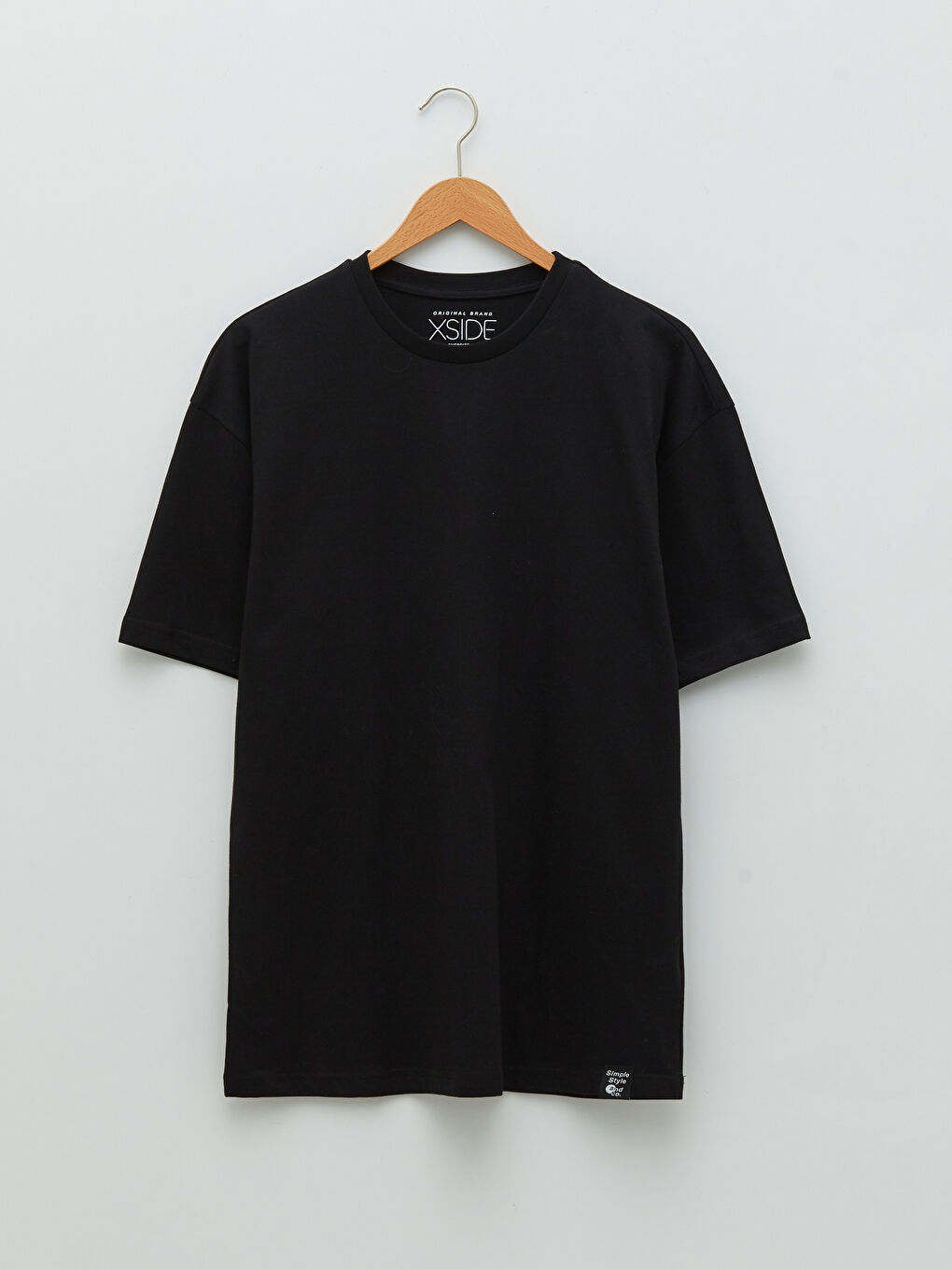 Oversize Crew Neck Short Sleeve Combed Cotton Men's T-shirt