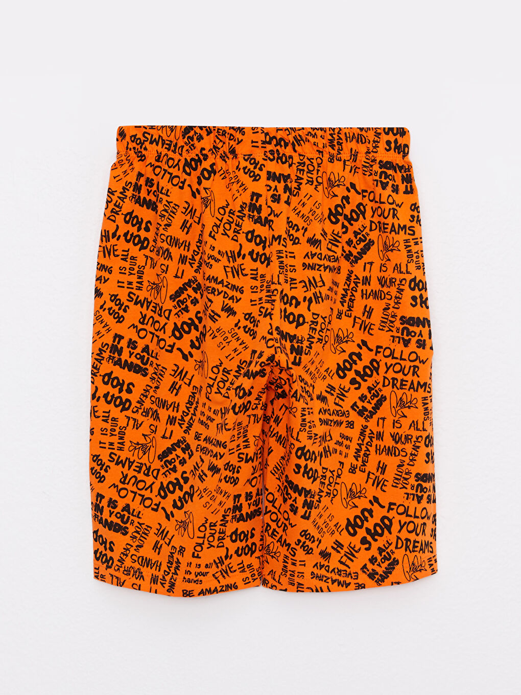 Elastic Waist Printed Boy Pajamas Shorts 2 Pieces S2FV49Z4LAK