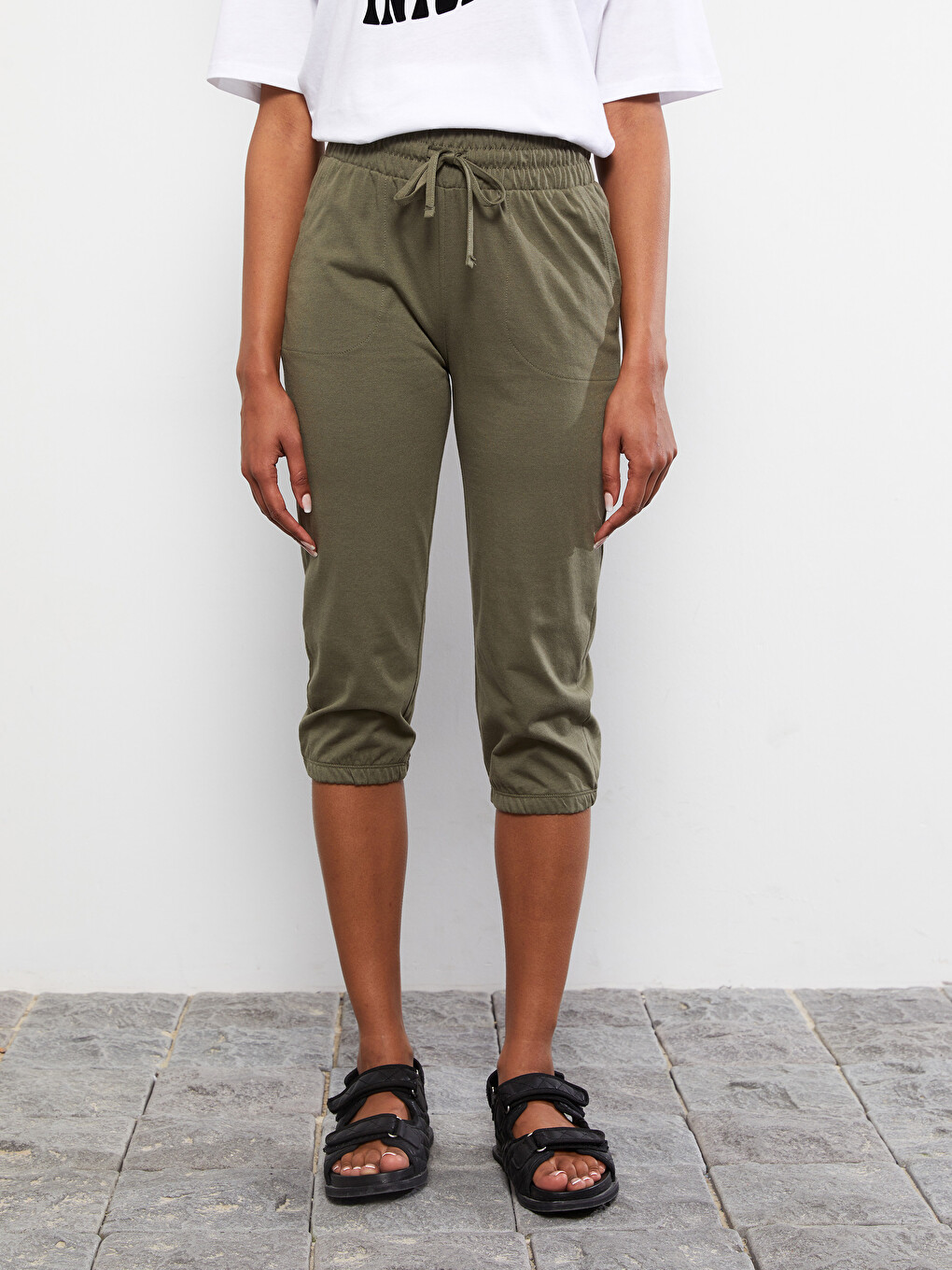 ALWAYS Women's Jogger Pants Buttery Soft Sweatpants With Pockets Navy US M (Tag L/XL