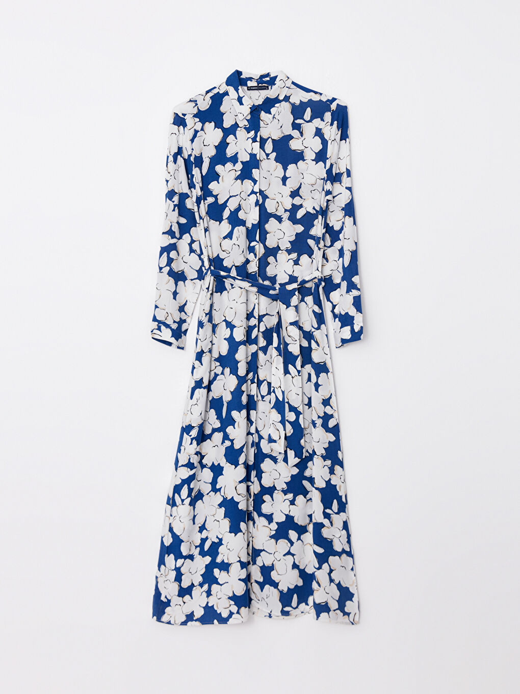 Floral Long Sleeve Viscose Women Shirt Dress S2IV95Z8LQQ S2IV95Z8