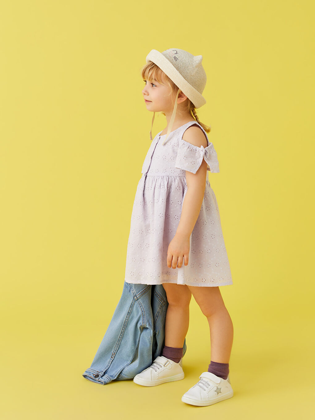 Crew Neck Printed Baby Girl Dress S2JE16Z1G7T S2JE16Z1G7T LC Waikiki