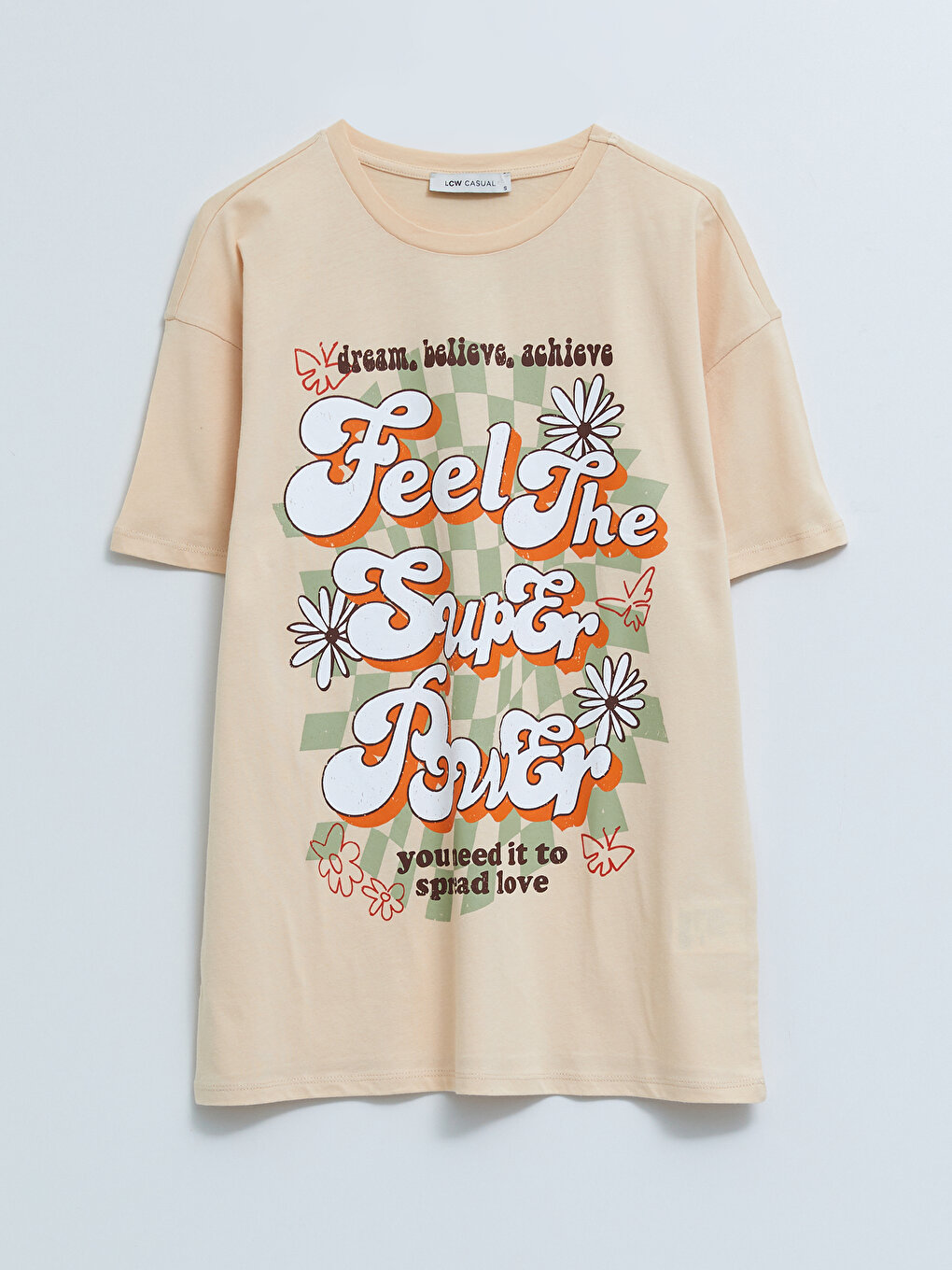 Crew Neck Printed Short Sleeve Cotton Women's T-shirt -S2K713Z8-QWF ...