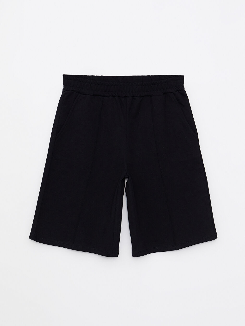 Elastic Waist Straight Pocket Detailed Maternity Shorts S2KQ52Z8CVL