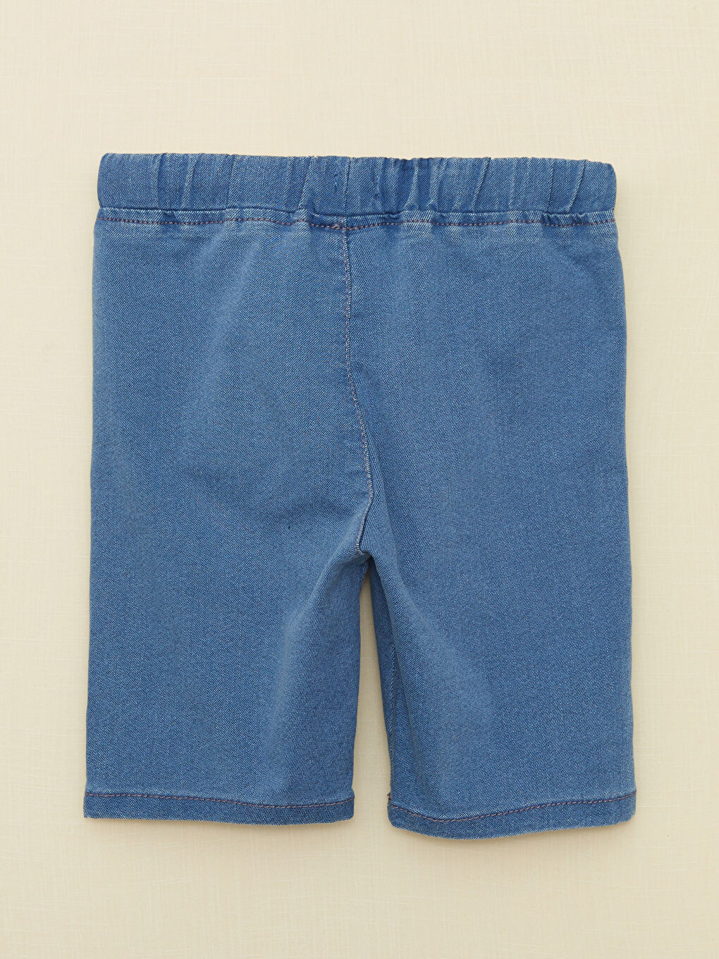 Basic Baby Boy Jean Shorts With Elastic Waist S2M847Z1H45 S2M847Z1