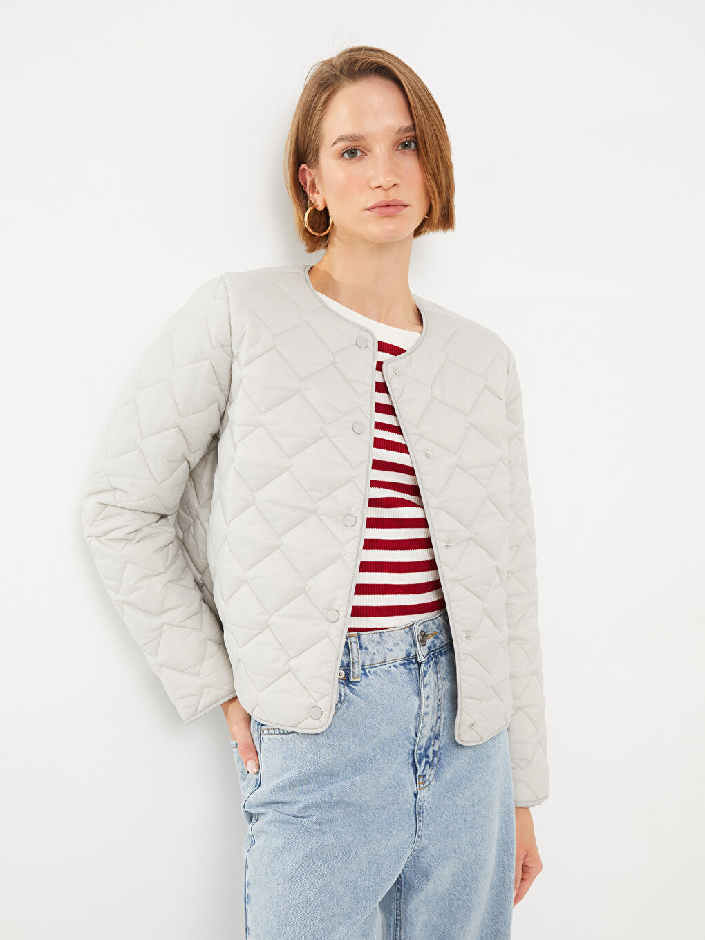 Crew neck jacket women's online