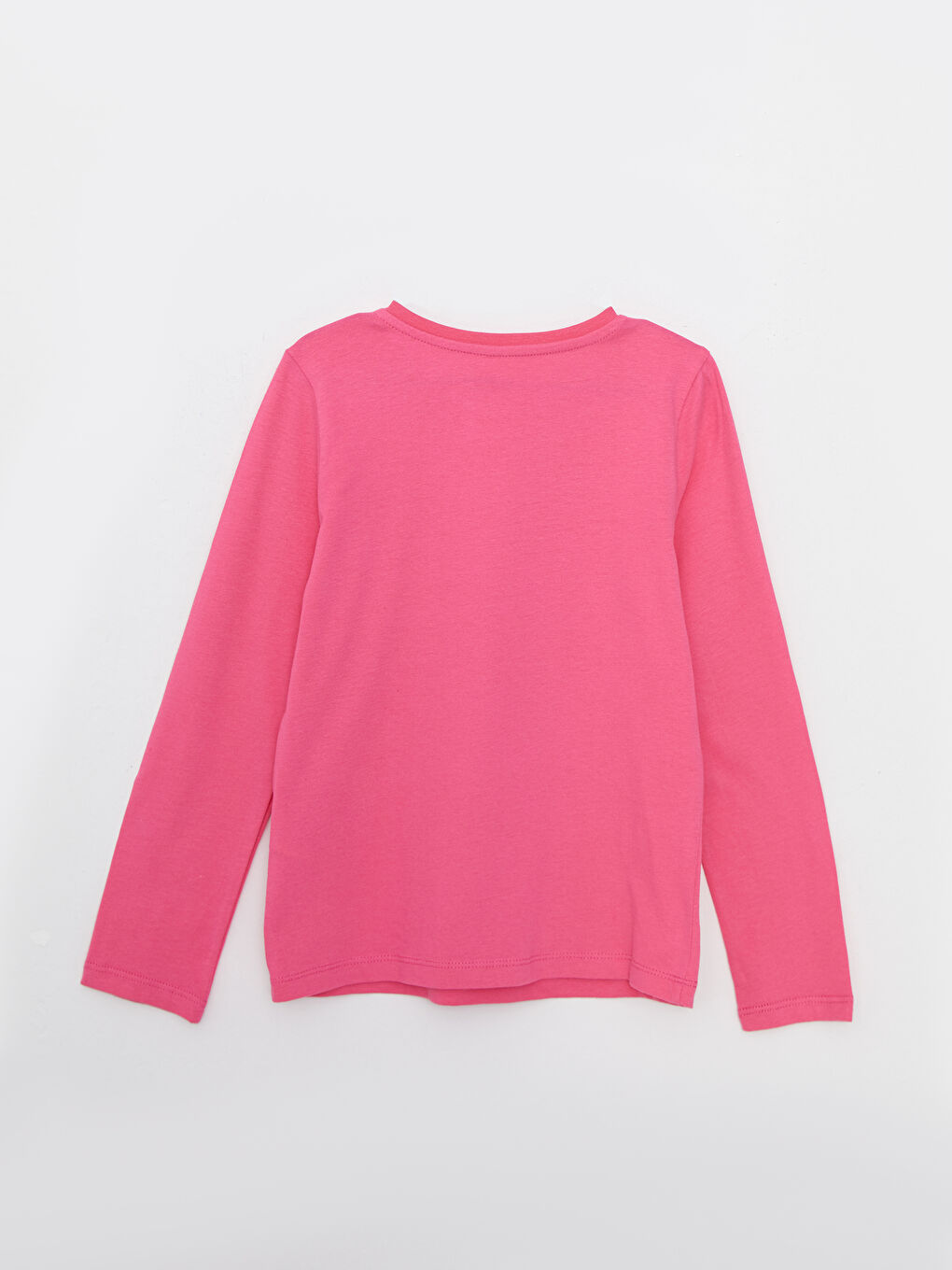 Top à Manches Longues NEXT Pour Filles - Col Henley, Rayures Roses Côtelées, 95% Coton (Tailles 3-13 Ans)