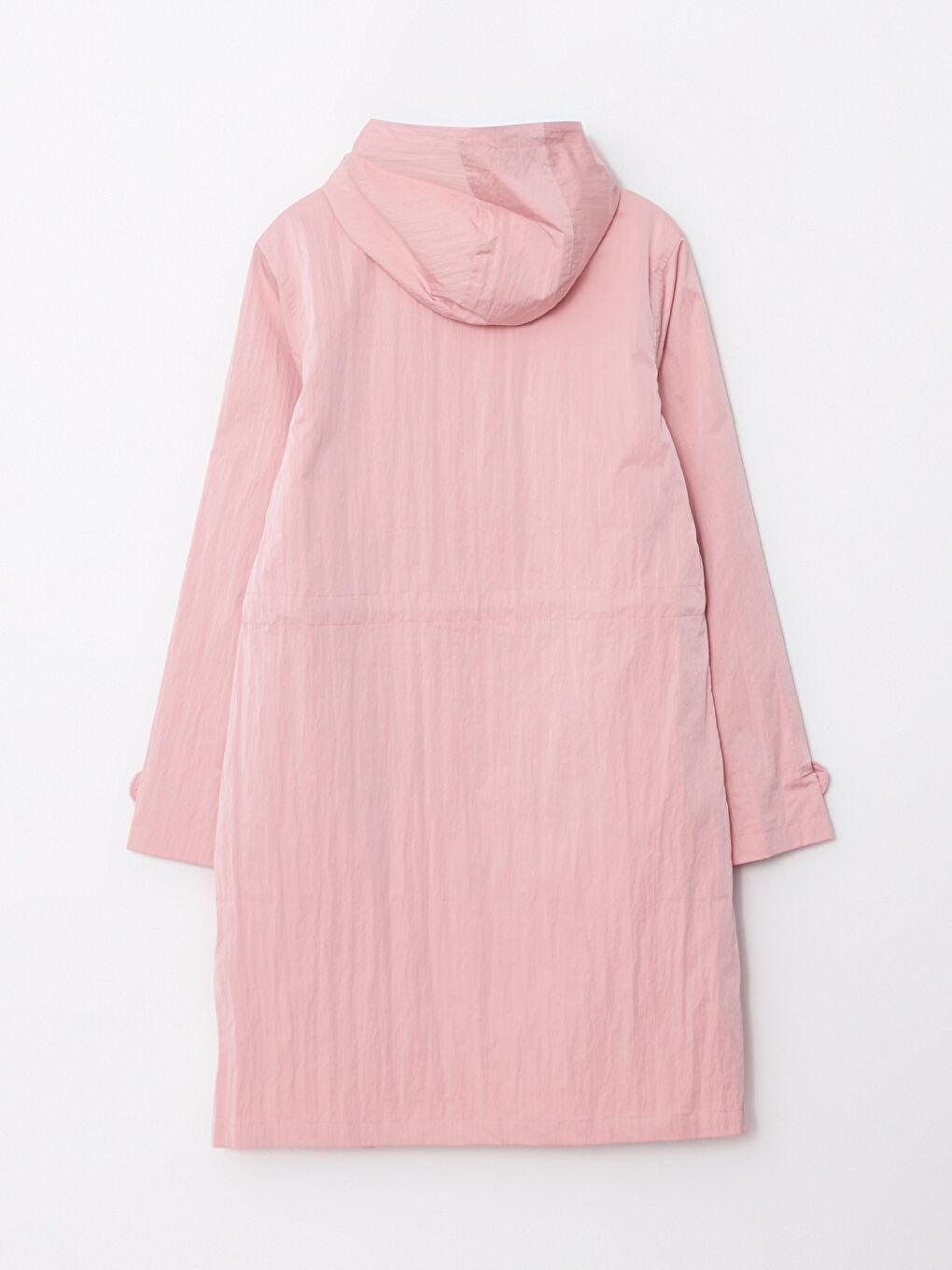 Women's Hooded Plain Raincoat -W20618Z8-R9A - W20618Z8-R9A