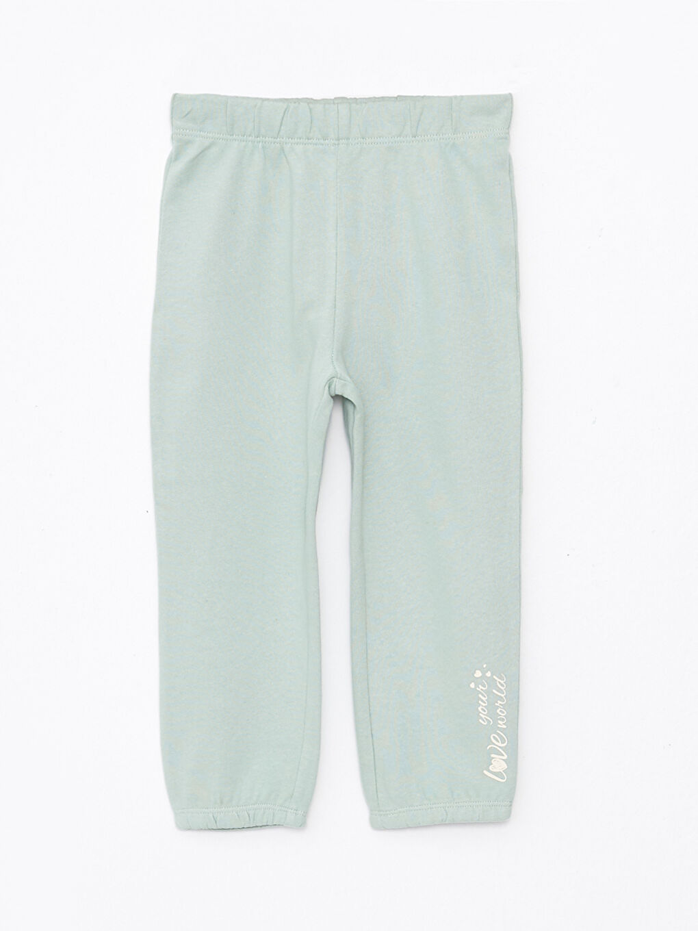 Elastic Waist Printed Baby Girl Sweatpants W22521Z1 GJM W22521Z1 GJM LC Waikiki