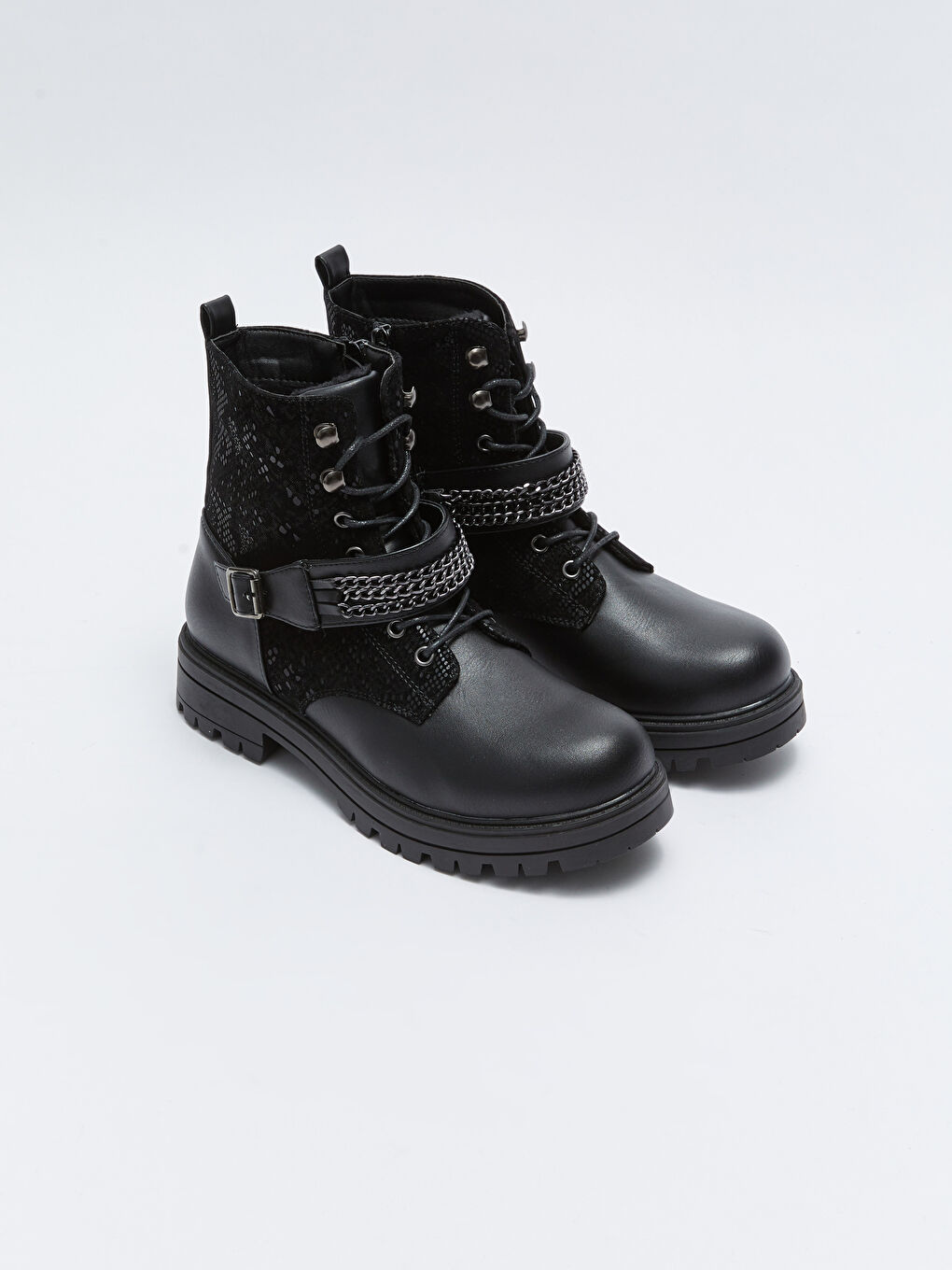 Lace up boots without on sale zipper