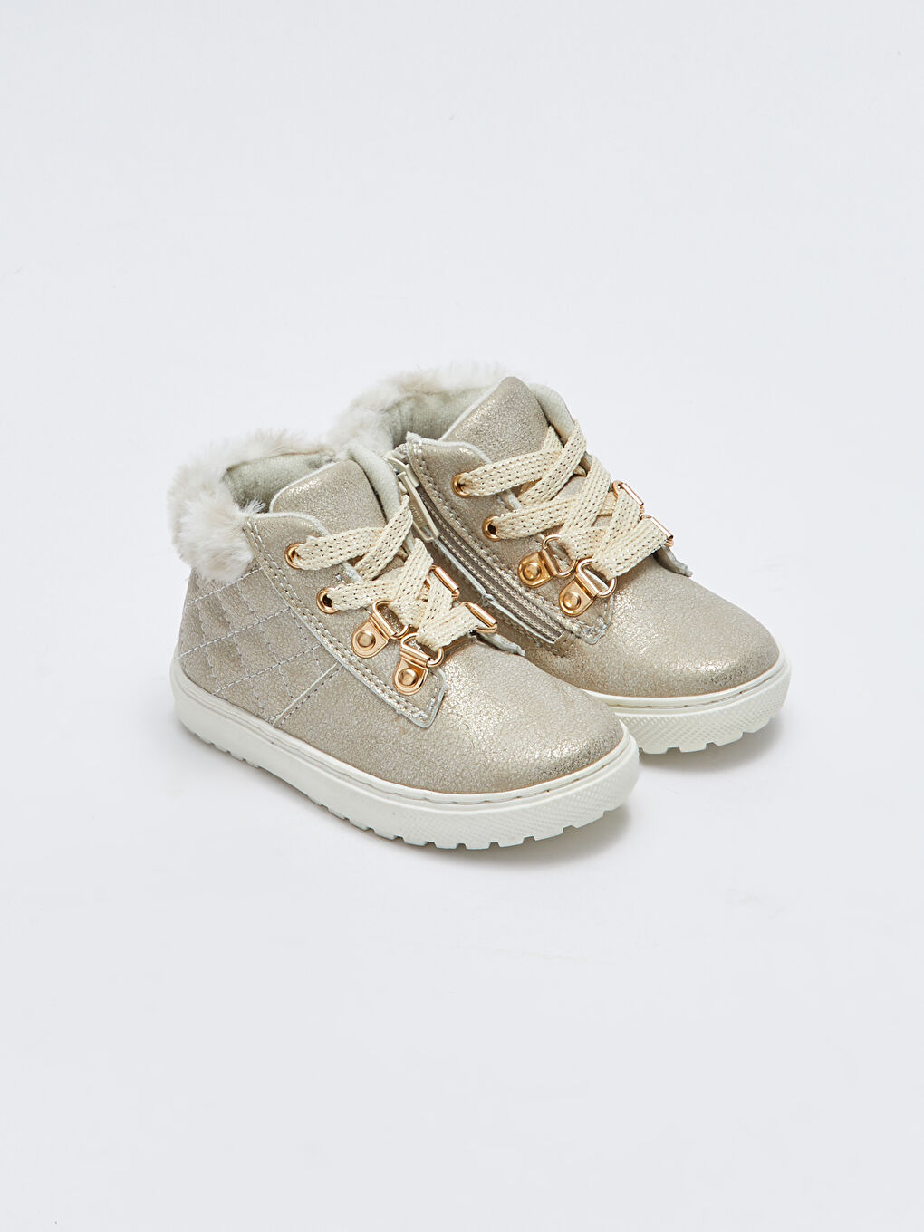 Lace Up And Zipper Ankle Boy Girl Baby Boots W22689Z1 SEP W22689Z1 SEP LC Waikiki