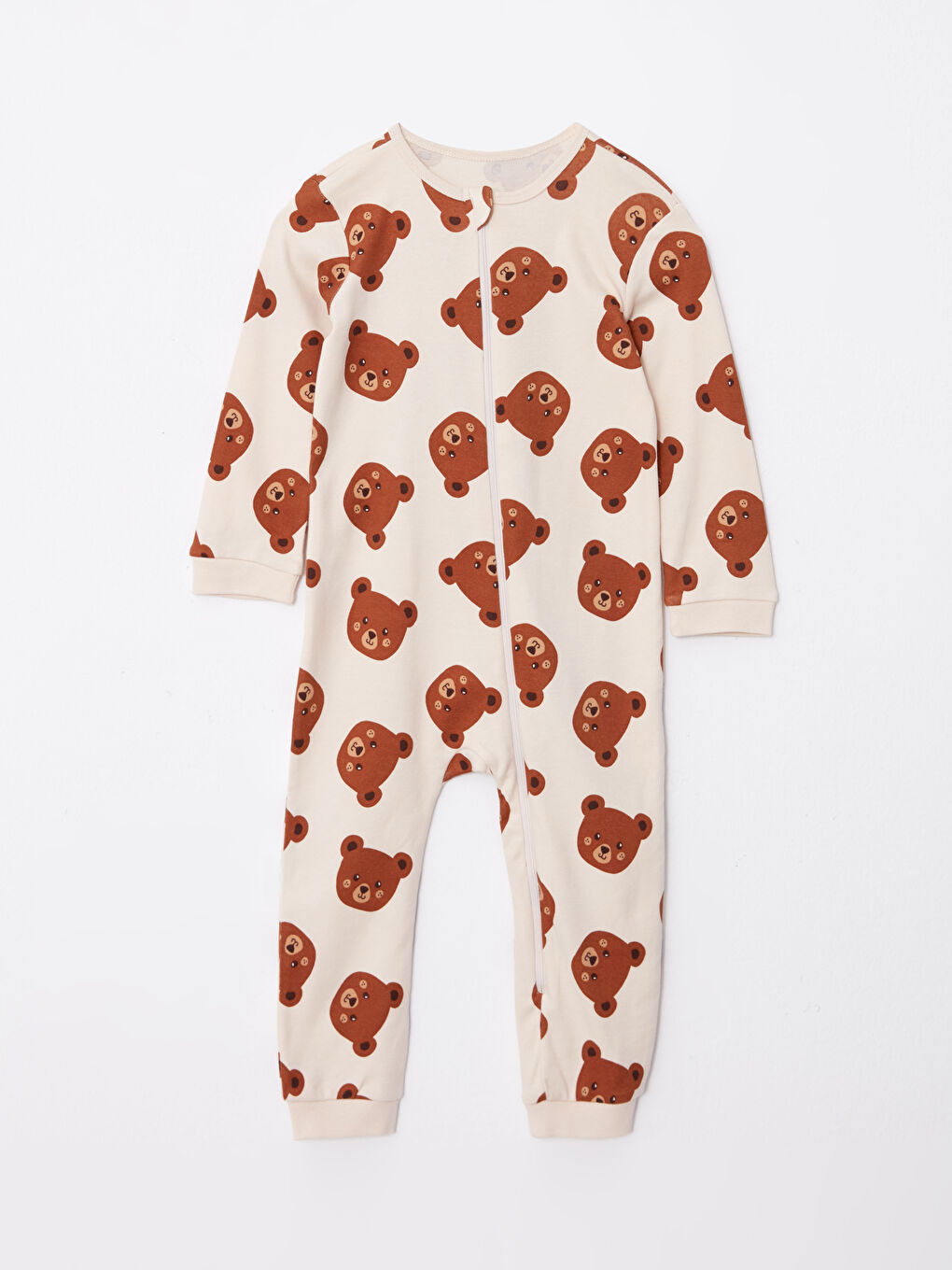 Crew Neck Long Sleeve Printed Baby Boy Jumpsuit 2Pack W24357Z1RRM