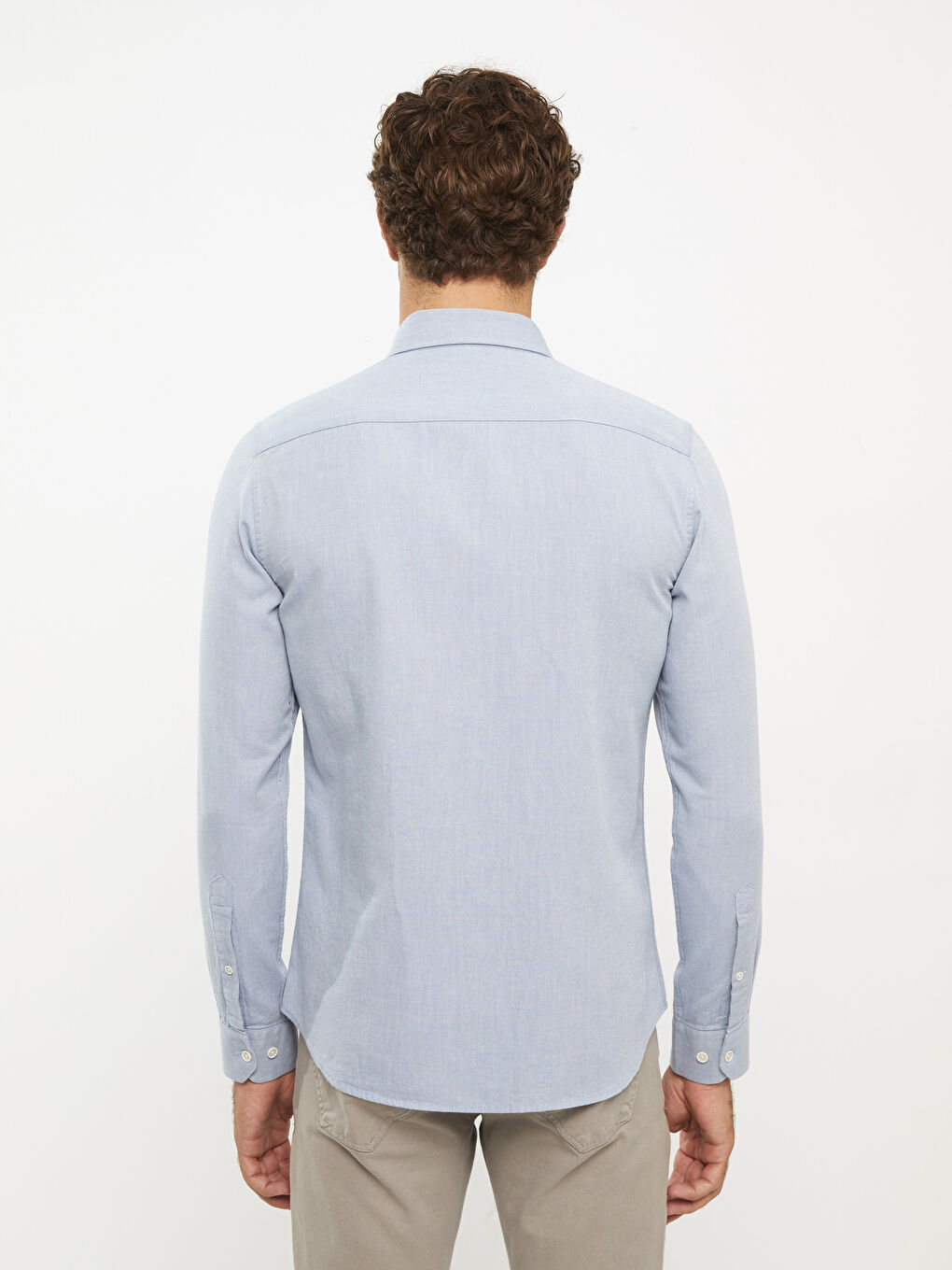 Slim Fit Long Sleeve Men's Shirt W26889Z8S63 W26889Z8S63 LC Waikiki