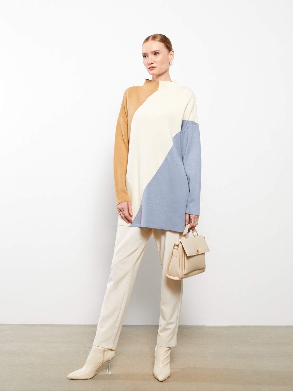 Cardigan Femme Tricot Col Bateau Boutonné YEKEYI - Mélange Coton/acrylique, Manches Longues, Coupe Courte
