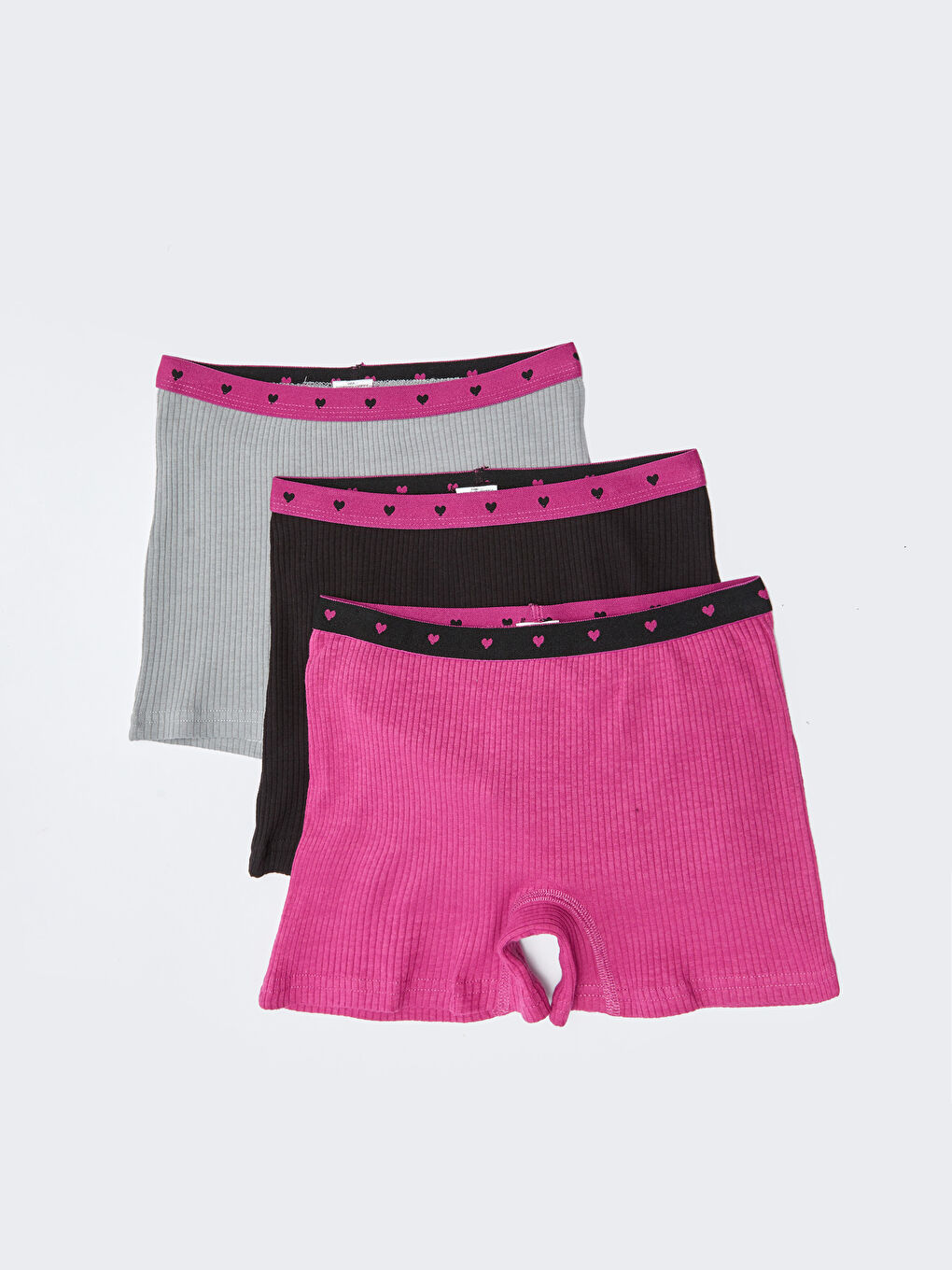 Boxer fille en coton imprim 3 pi ces W28024Z4 GZY W28024Z4 GZY LC Waikiki